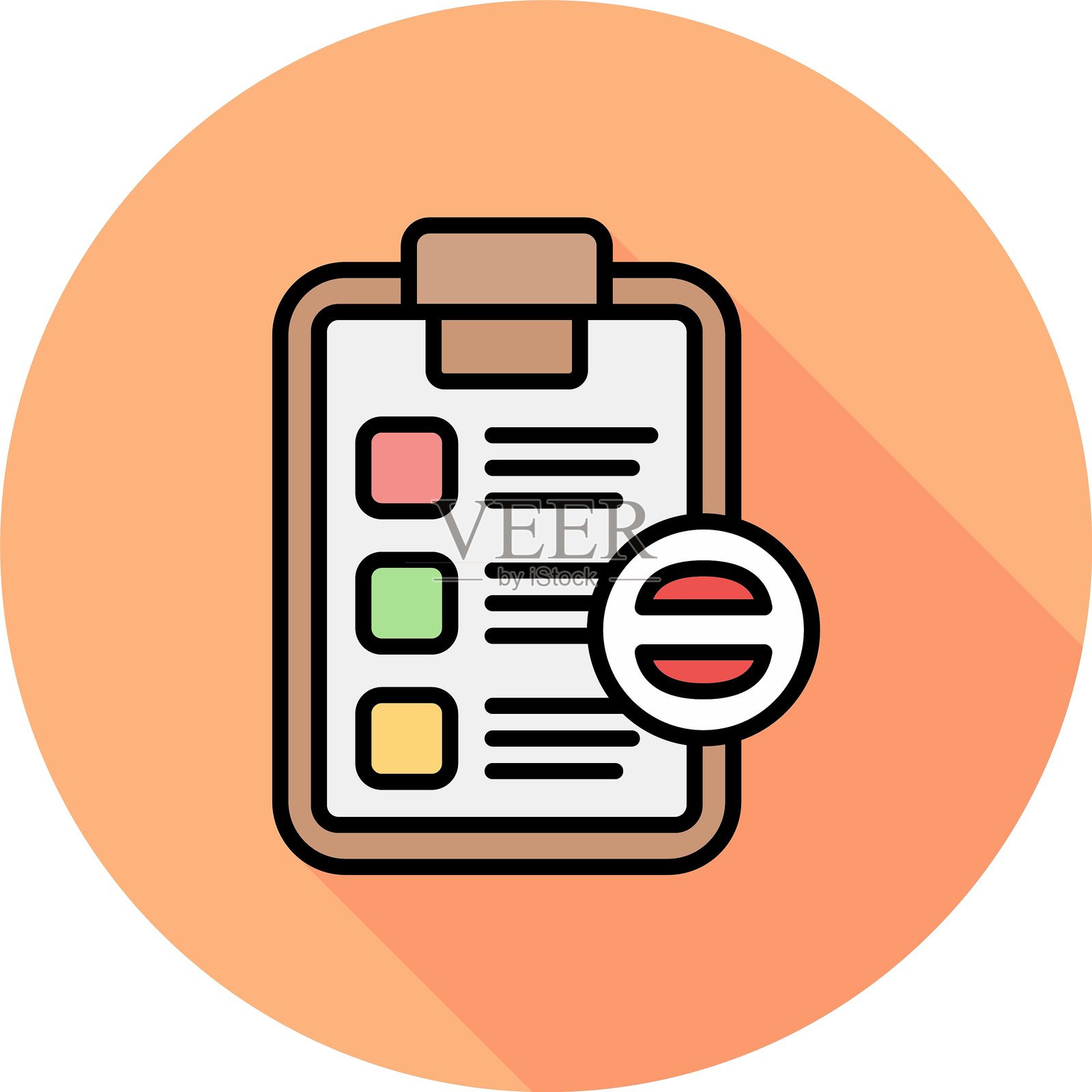 拒绝的新图标设计创意插画图片素材