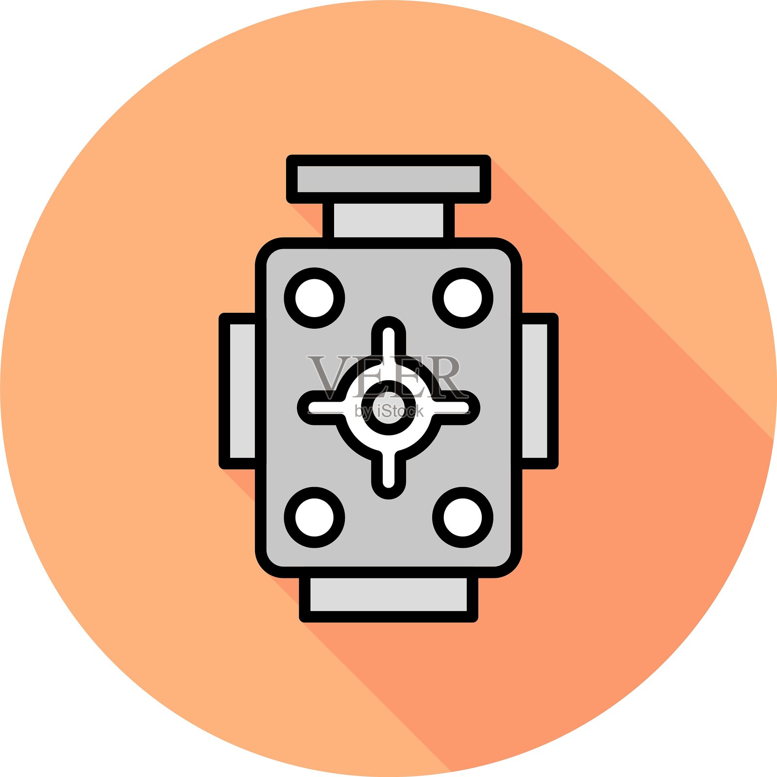 便携式音响新图标设计创意插画图片素材