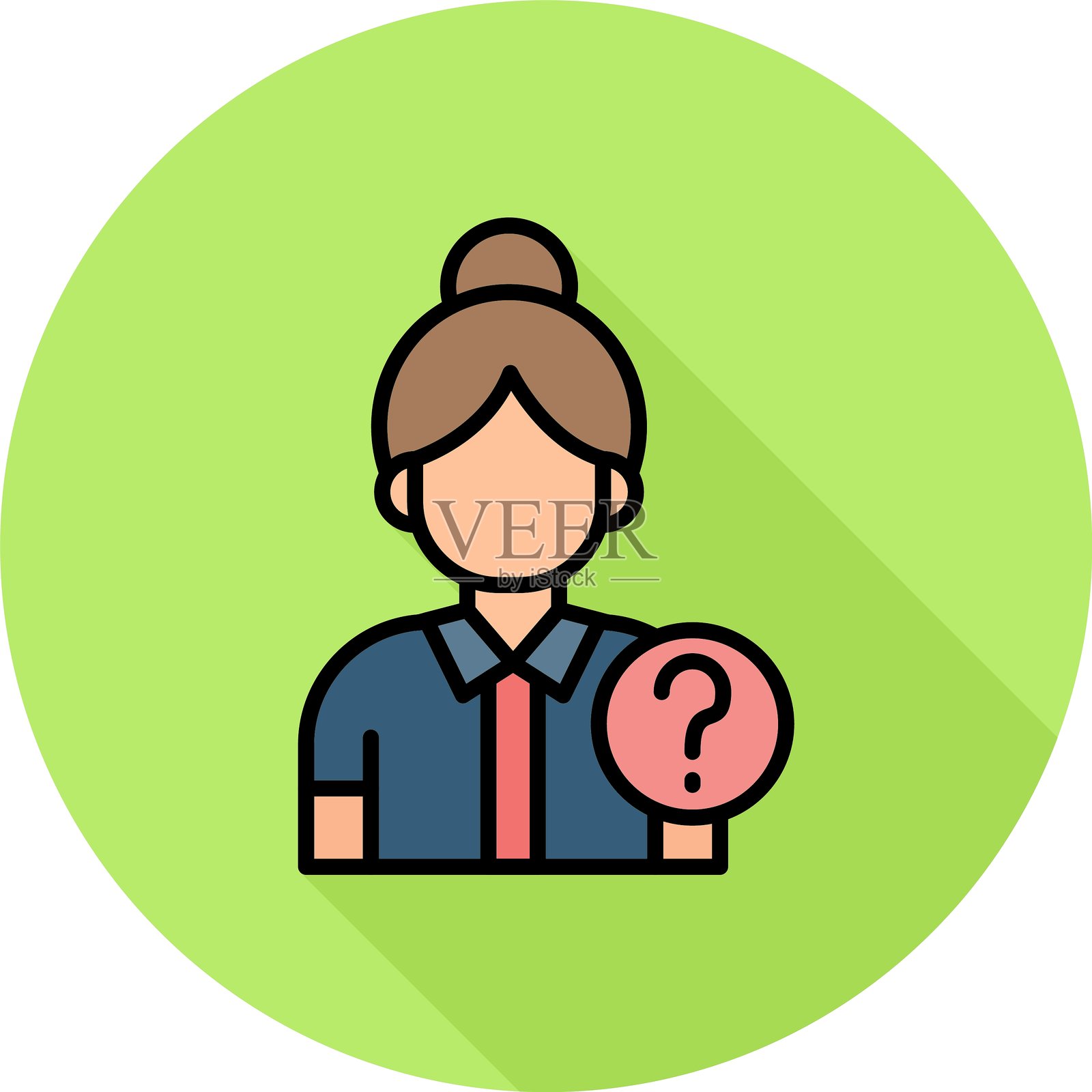 思考问题新图标设计创意插画图片素材