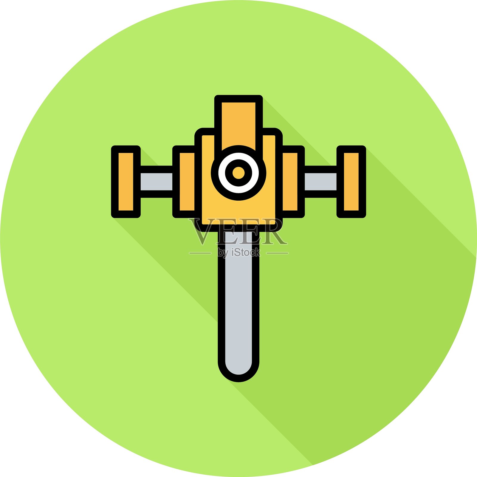 theodolite icon design, creative插画图片素材