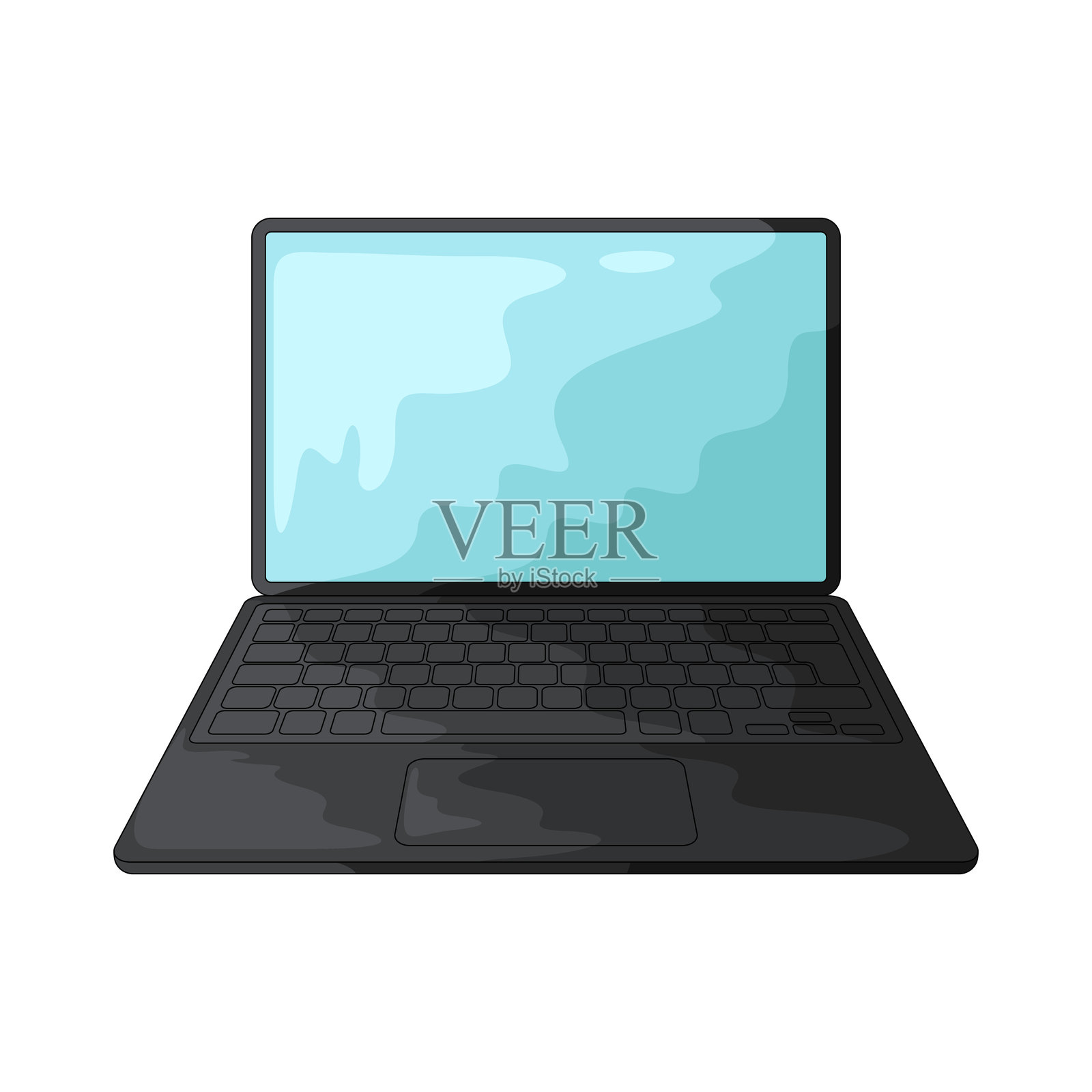 笔记本电脑插画图片素材