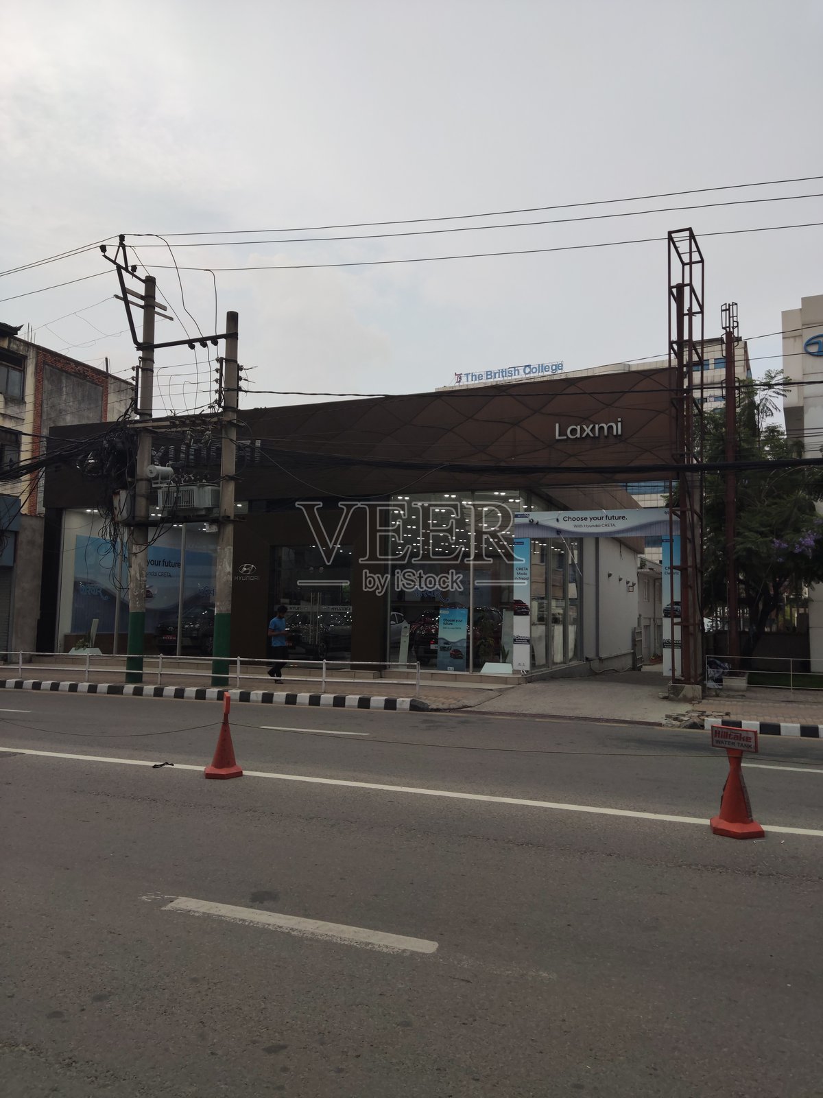 加德满都的汽车经销商照片摄影图片