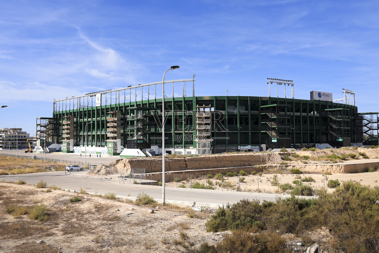 埃尔切足球俱乐部马丁内斯·巴莱罗球场重建工程照片摄影图片