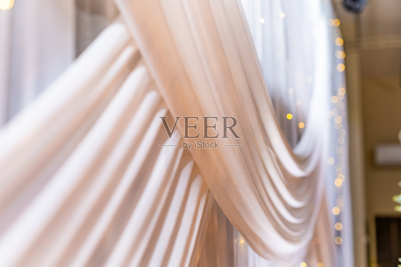 印度传统婚礼仪式内部装饰照片摄影图片