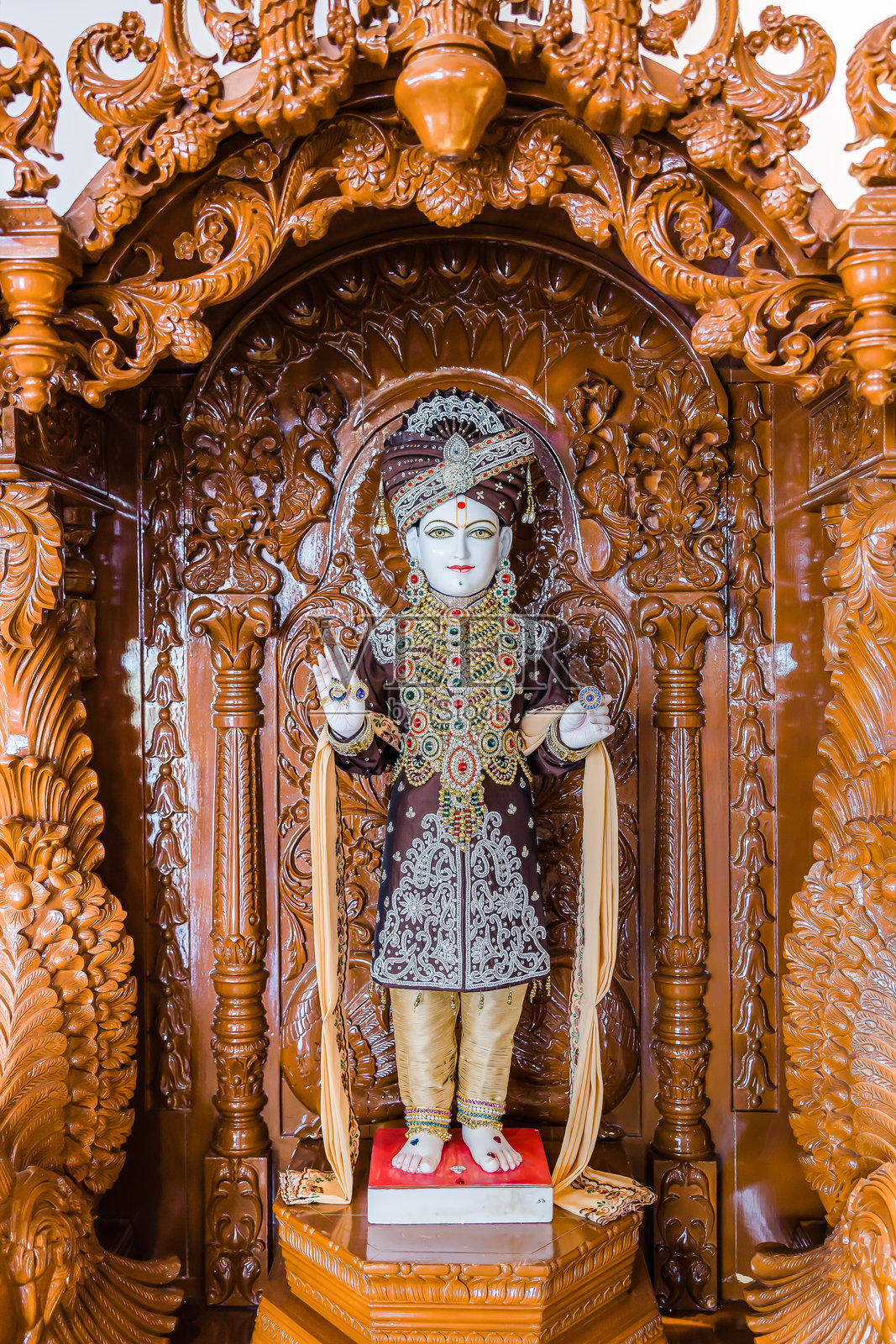 印度传统婚礼仪式内部装饰照片摄影图片