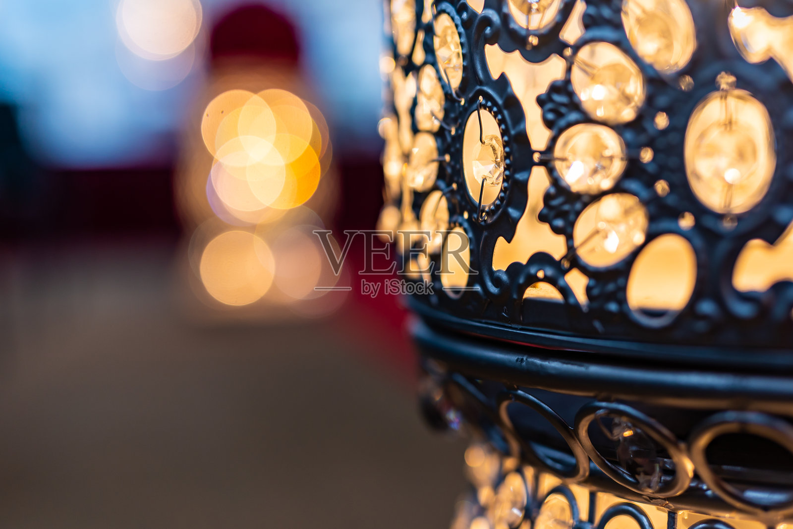 印度传统婚礼的室内布置与装饰照片摄影图片