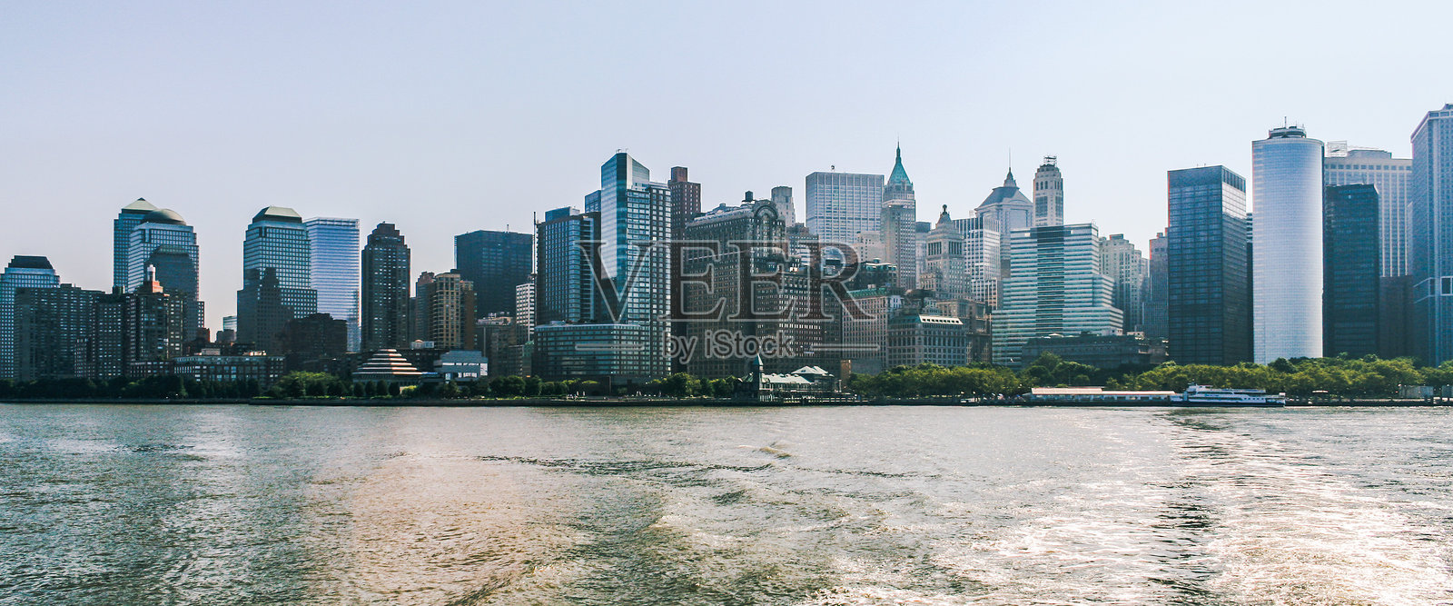 曼哈顿天际线照片摄影图片