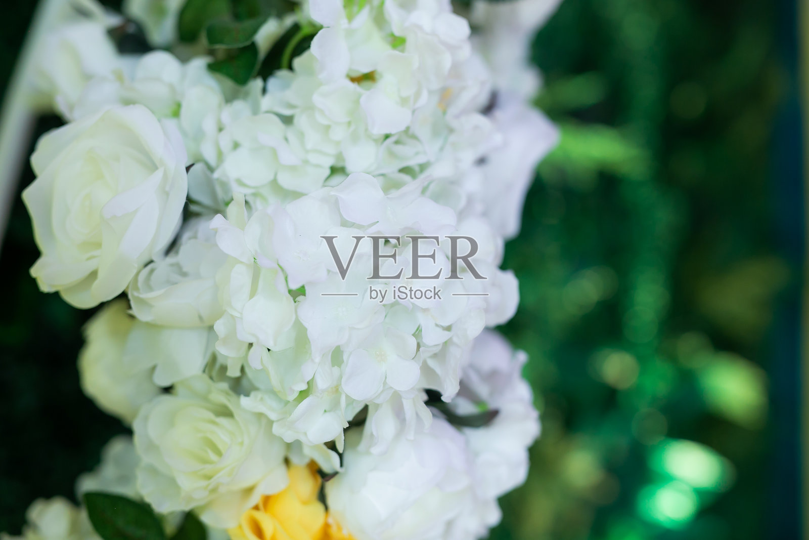 印度传统婚礼的室内设计与装饰照片摄影图片