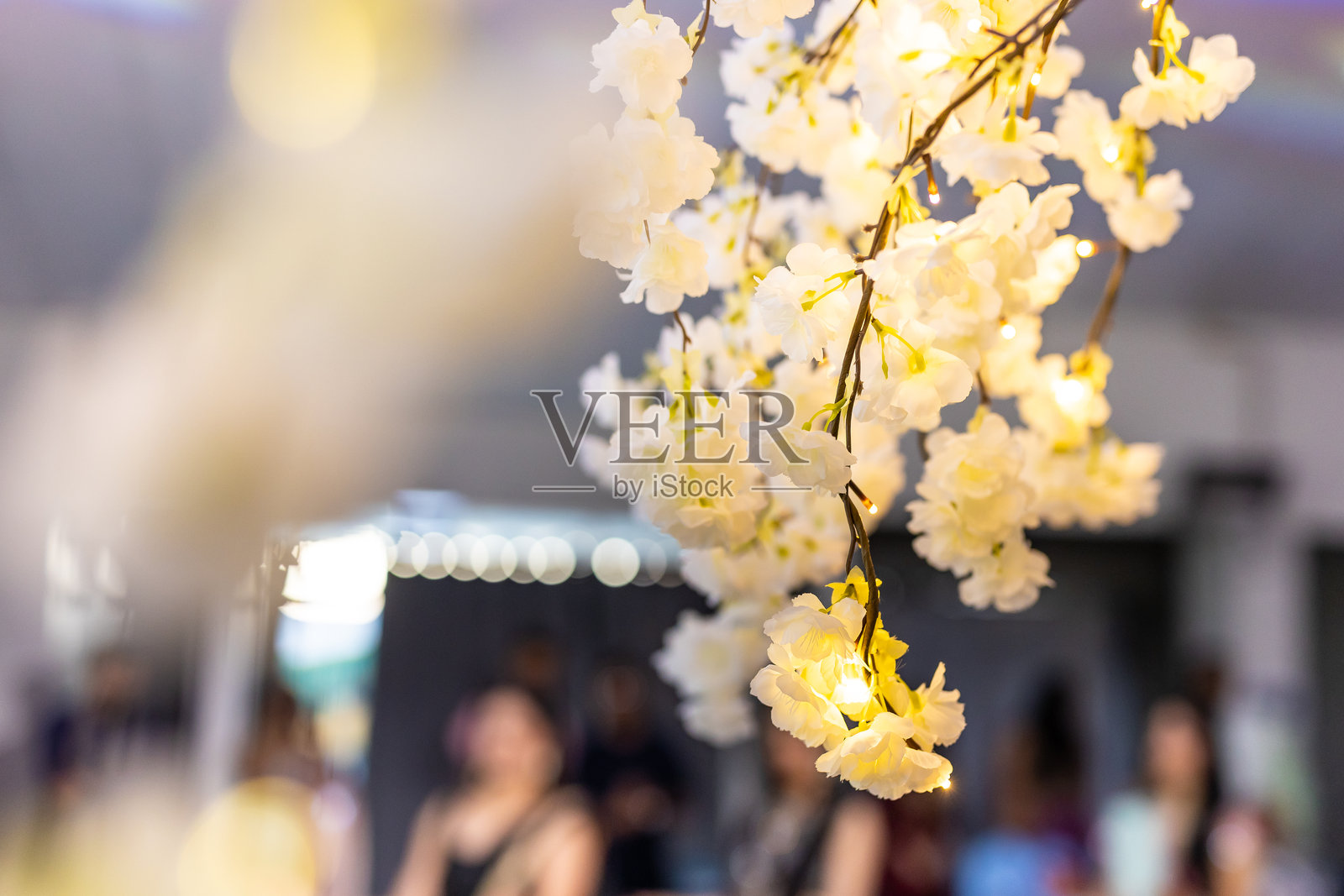 印度传统婚礼的室内布置与装饰照片摄影图片