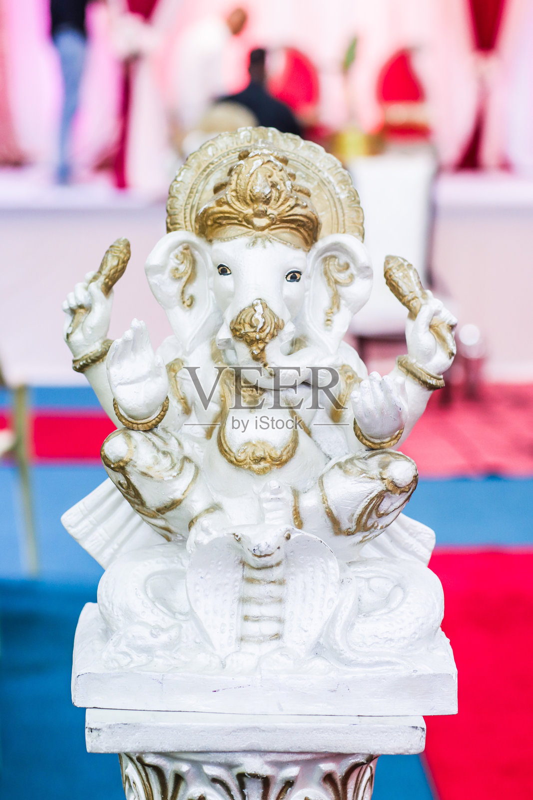 印度传统婚礼仪式室内设计与装饰照片摄影图片