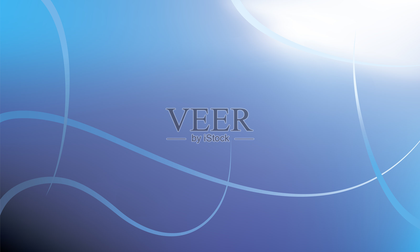 抽象的蓝色背景。插画图片素材