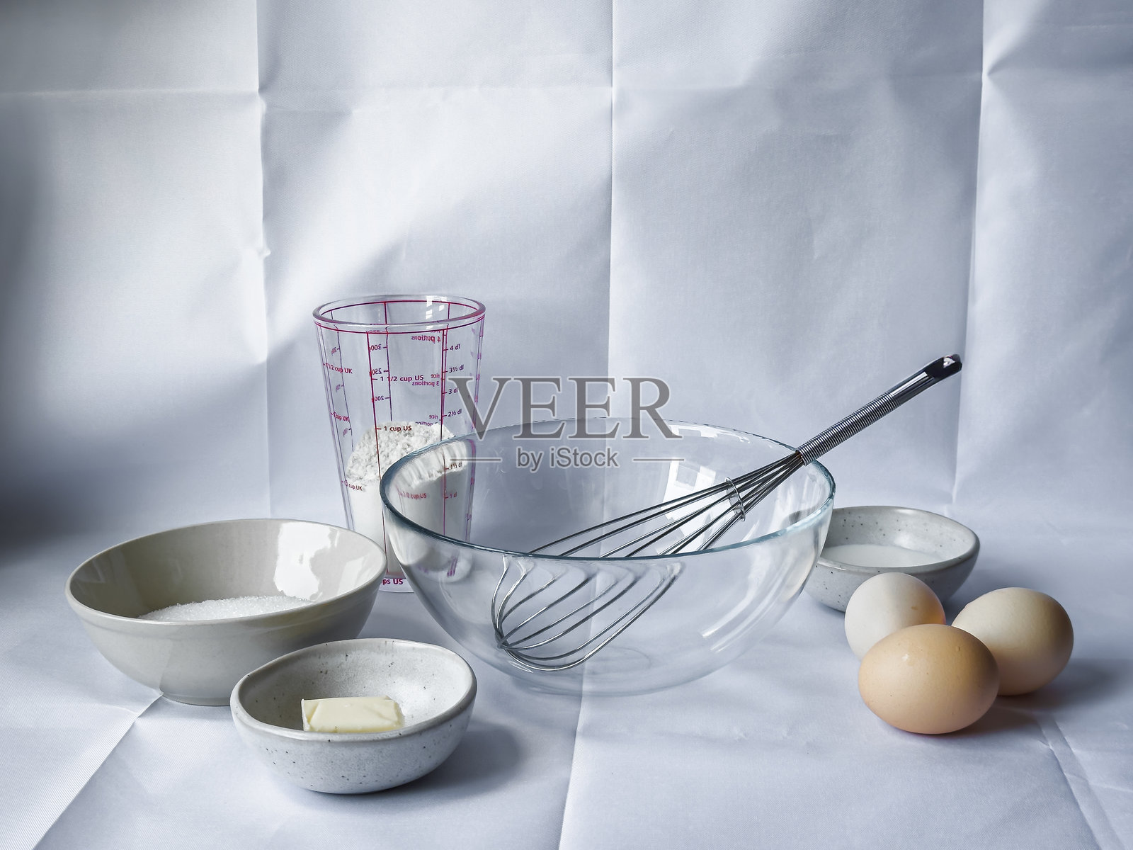 自制蛋糕配料俯视图照片摄影图片