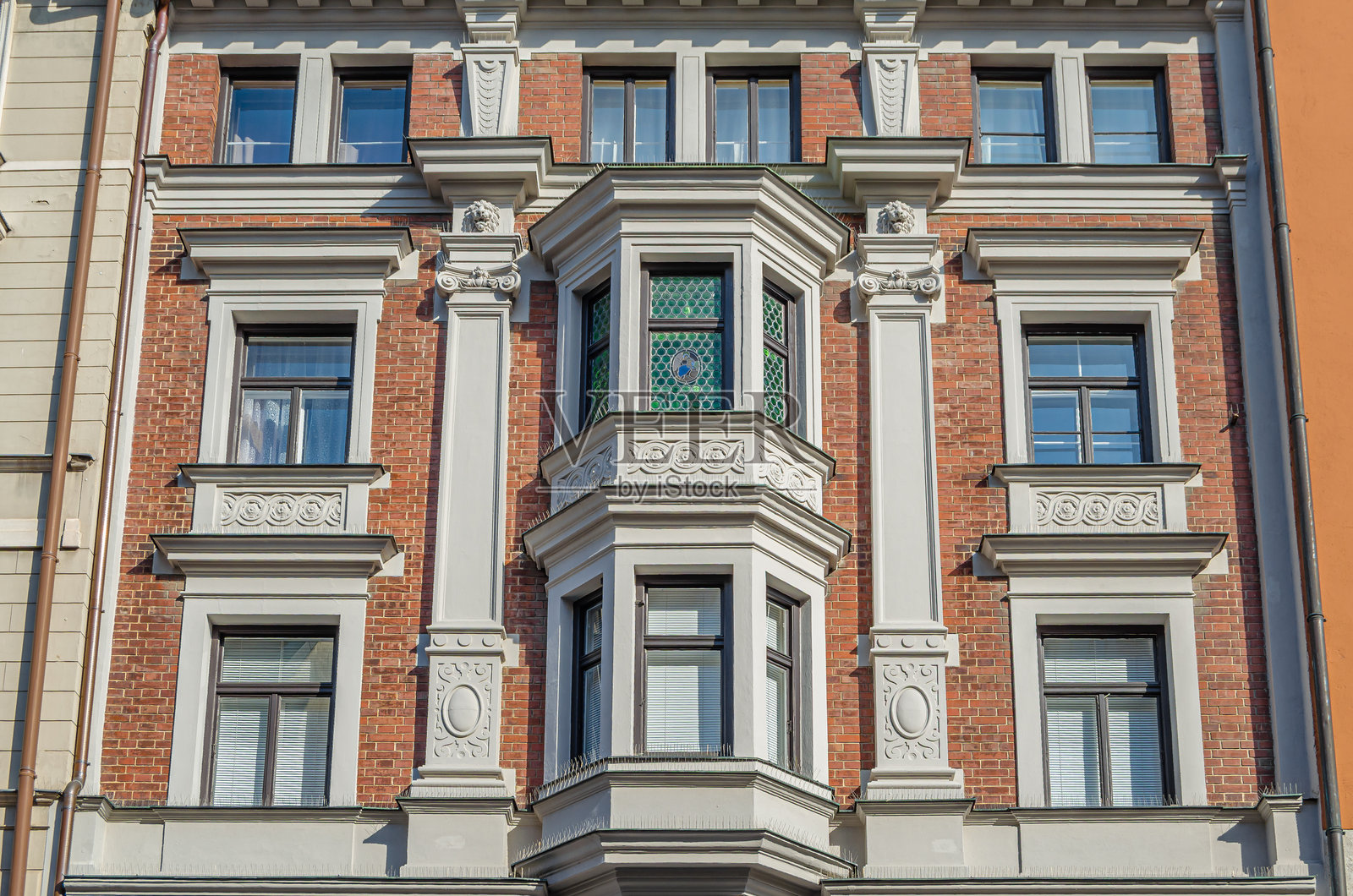 德国慕尼黑老城的建筑照片摄影图片