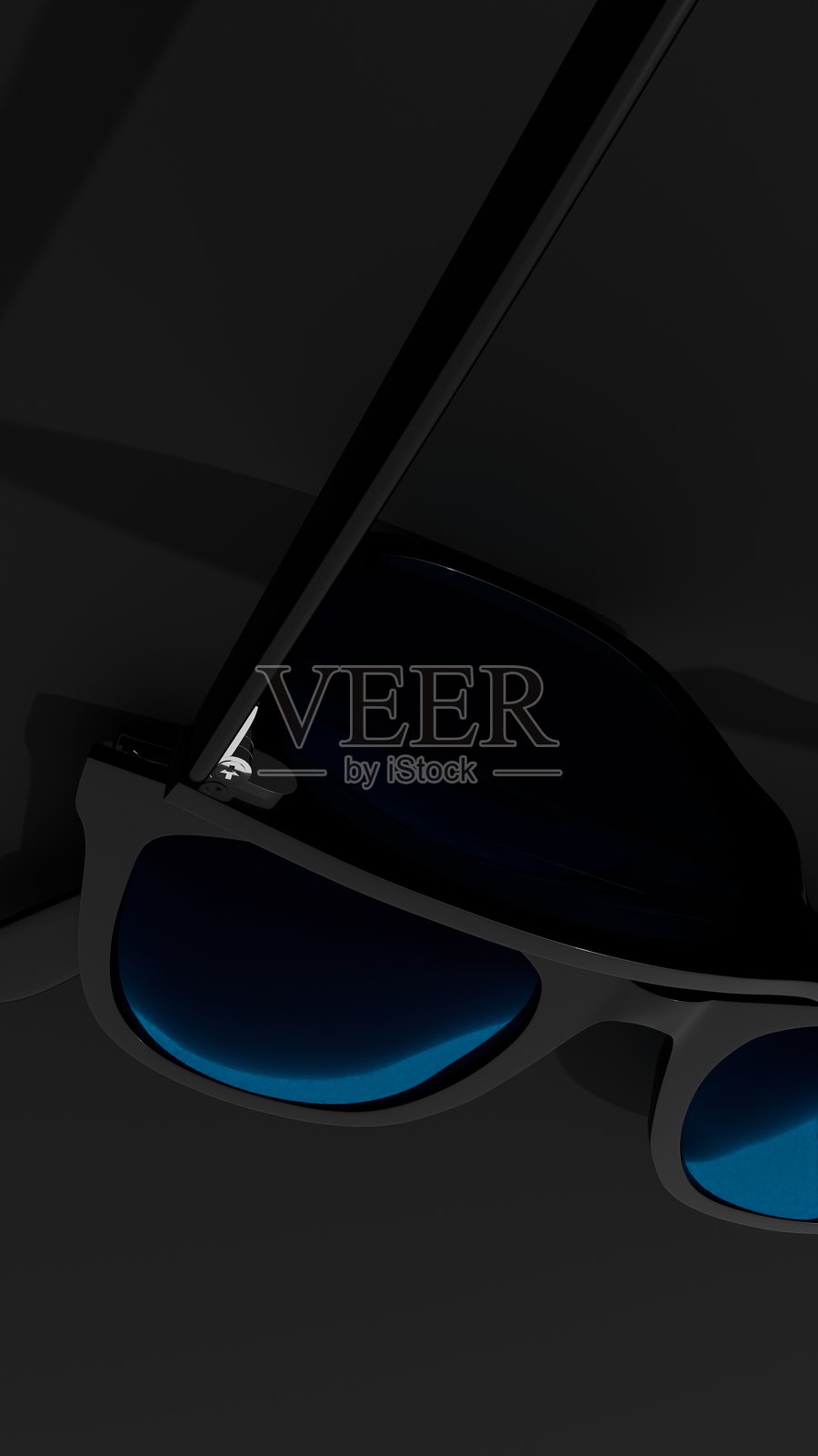 时尚太阳镜特写，光影戏剧化照片摄影图片