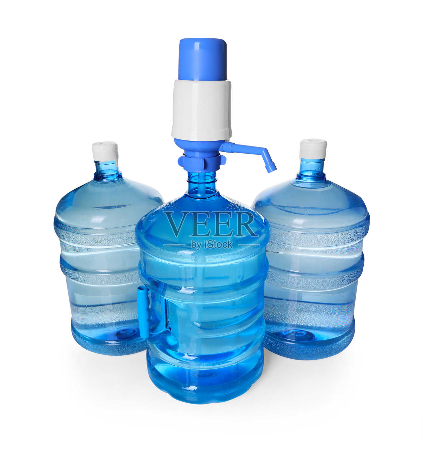 白底隔离的酷凉瓶装水照片摄影图片