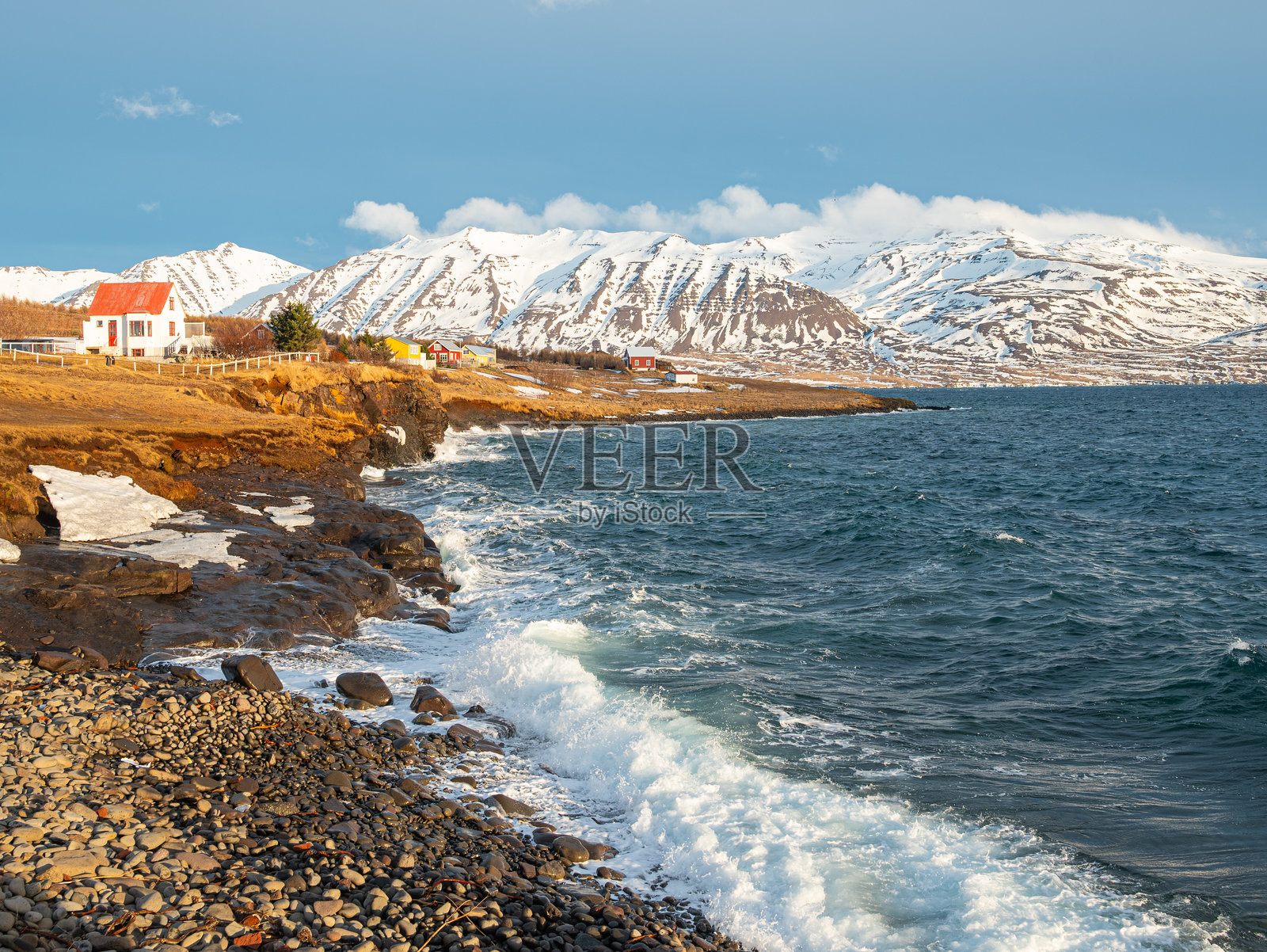 冰岛赫里斯岛的美丽风光照片摄影图片