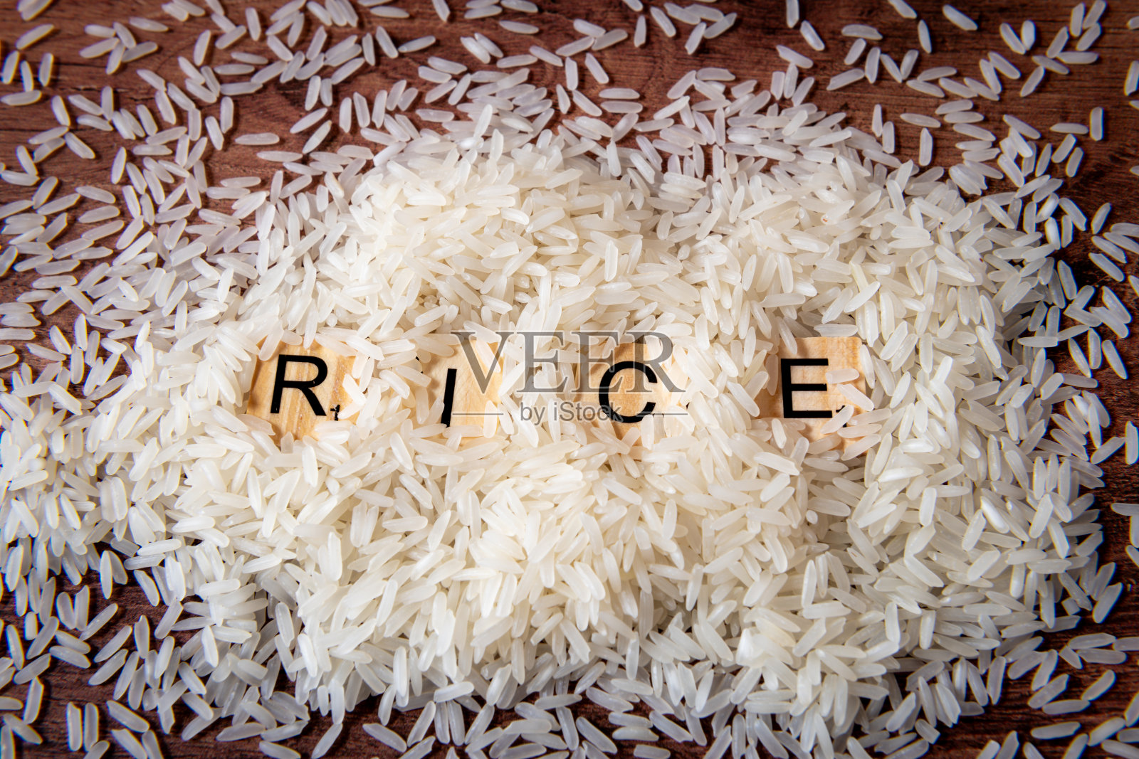 白米特写。照片摄影图片