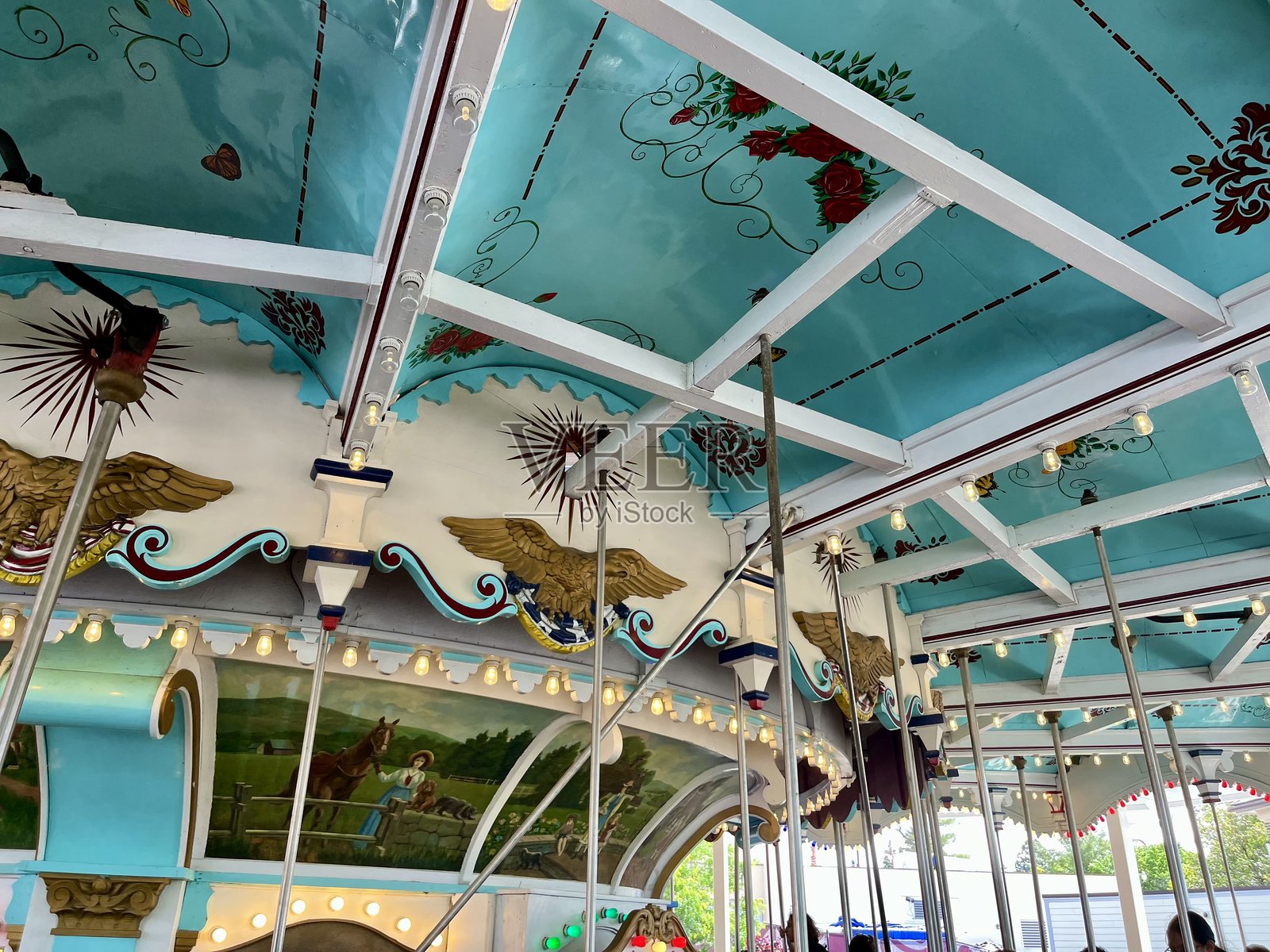 旋转木马照片摄影图片