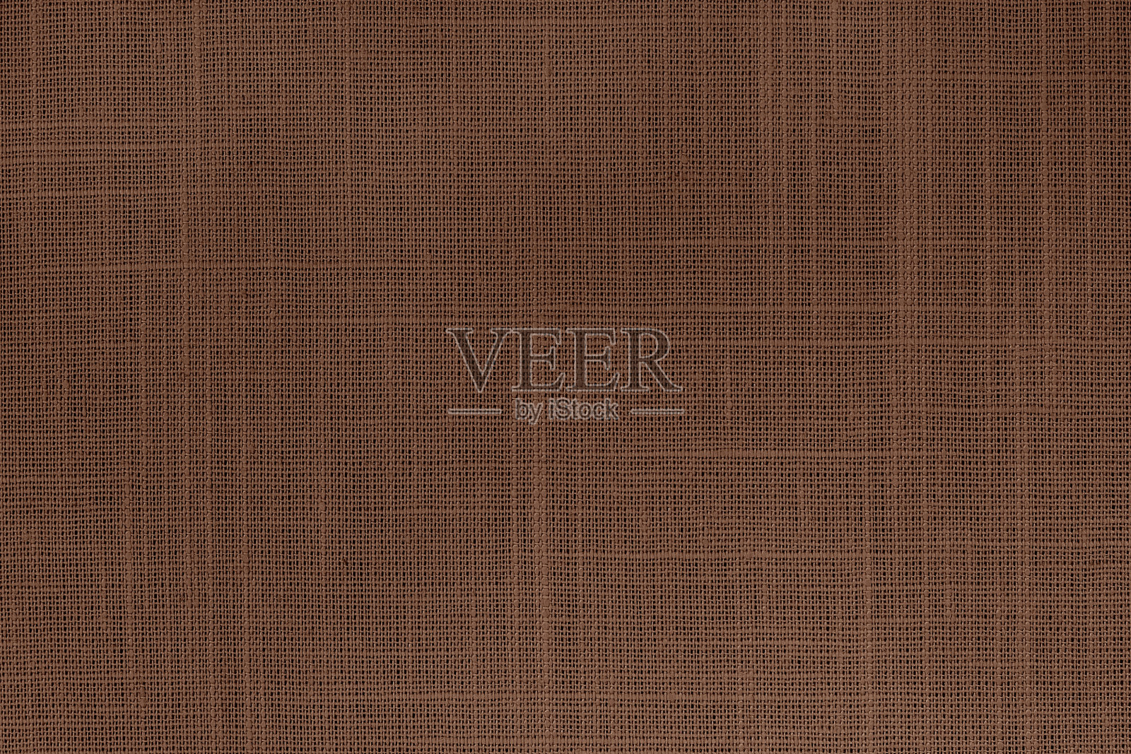 深棕色亚麻布纹理，适用于背景，天然纺织品图案。照片摄影图片