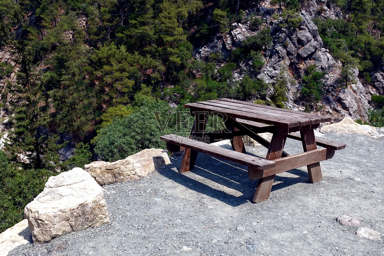 戈伊努克峡谷的休闲区。照片摄影图片