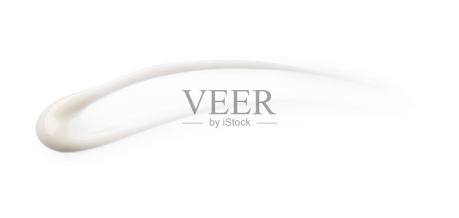 化妆品样品，孤立在白色背景上，俯视照片摄影图片