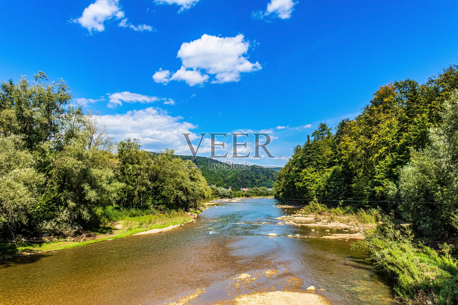 自然风光，森林，喀尔巴阡山脉，欧洲自然风光，东欧照片摄影图片