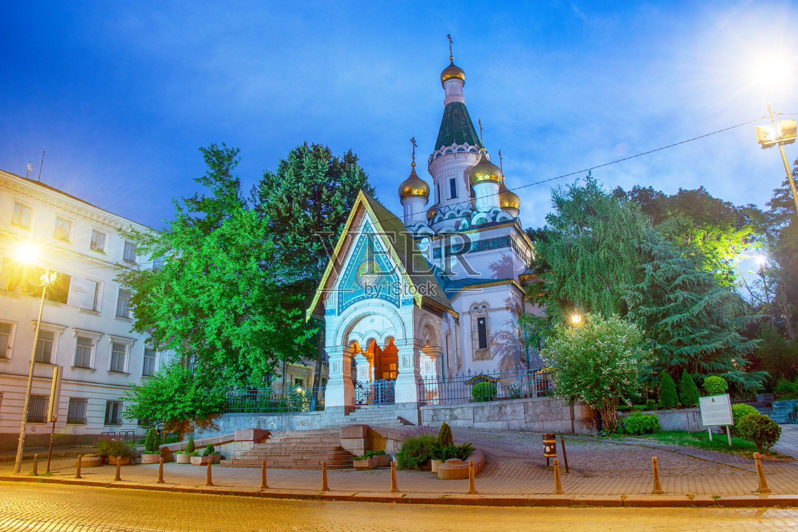 索非亚圣尼古拉斯教堂照片摄影图片