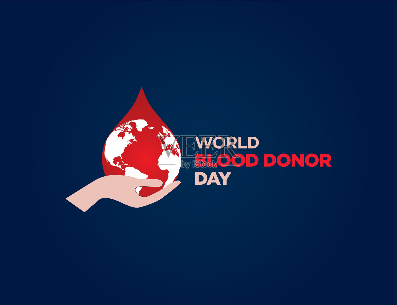 世界献血者日。捐献血液概念插画插画图片素材