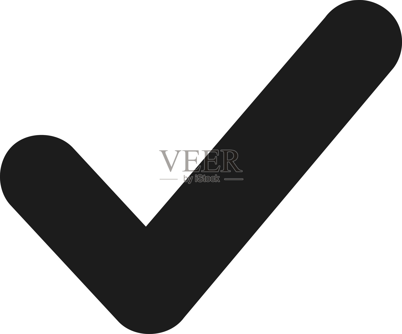 打勾图标，批准勾号插画图片素材