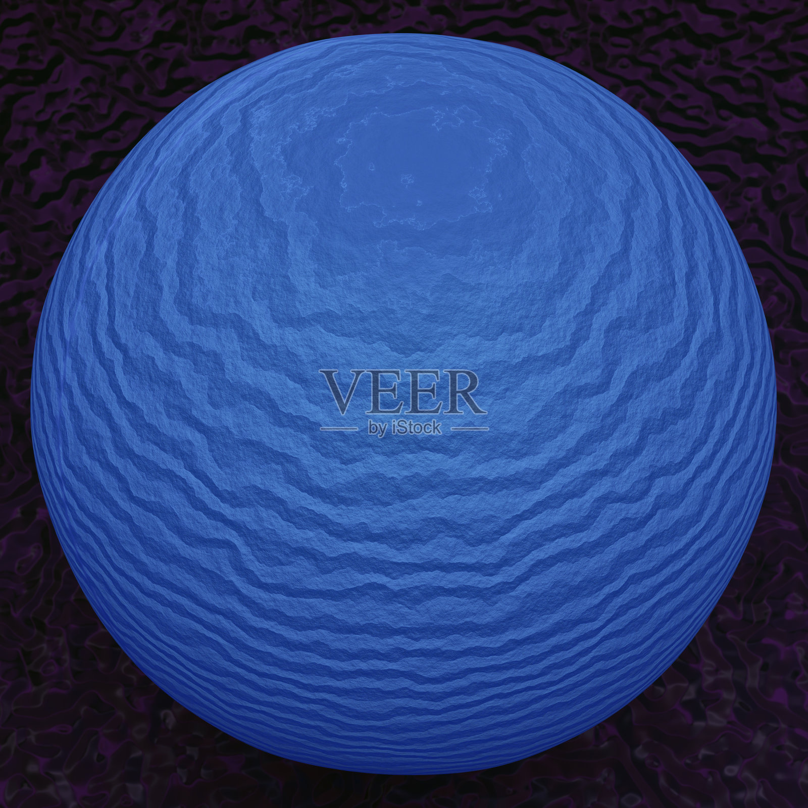 波光粼粼的钴蓝色球体照片摄影图片