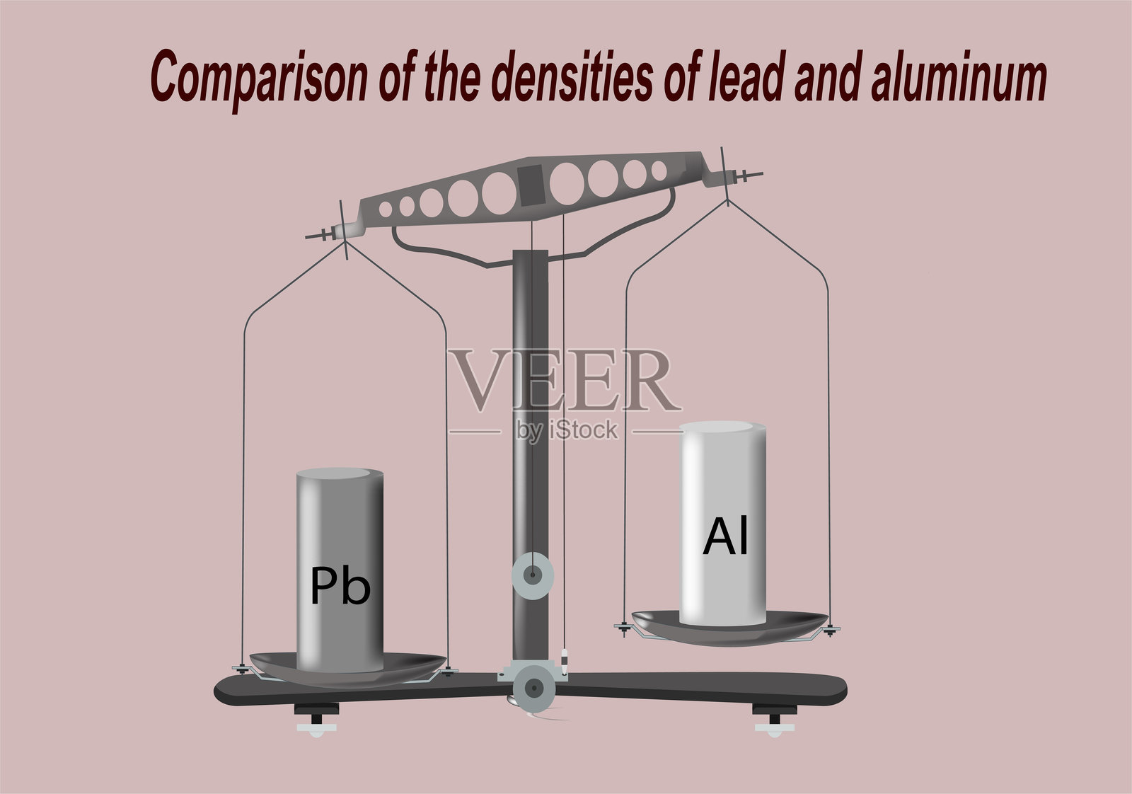 实验室天平插画图片素材