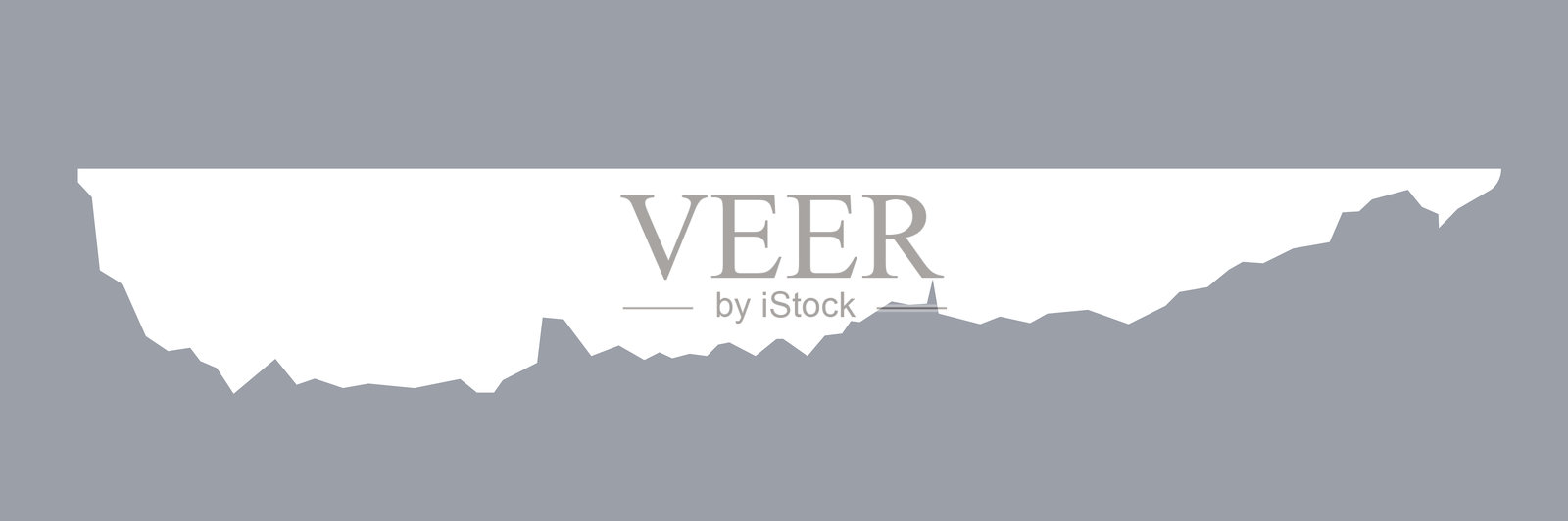 撕裂的纸片。撕裂的纸线插画图片素材