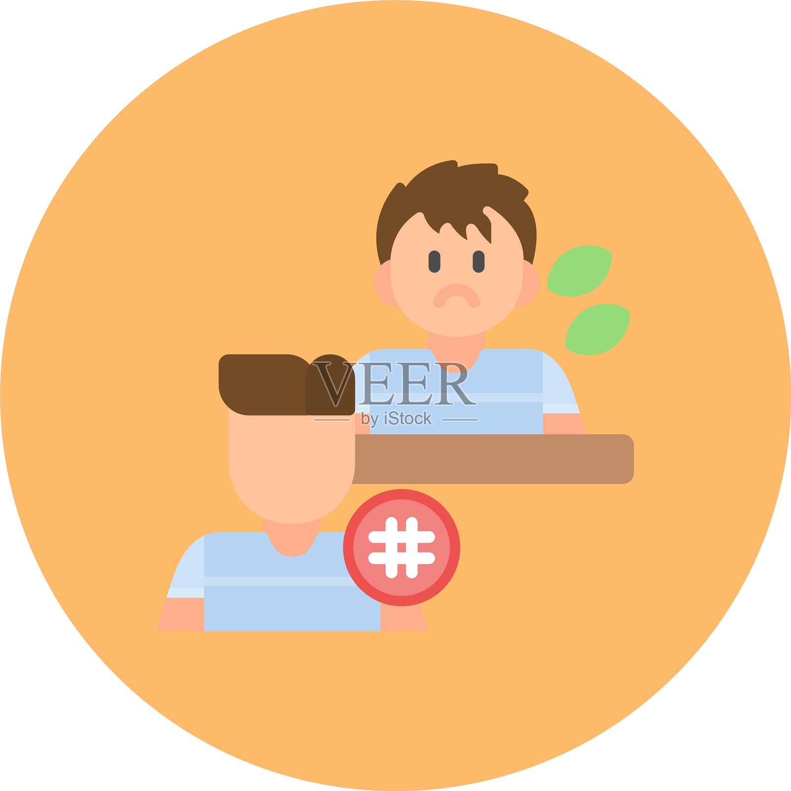 愤怒的顾客新图标设计创意插画图片素材