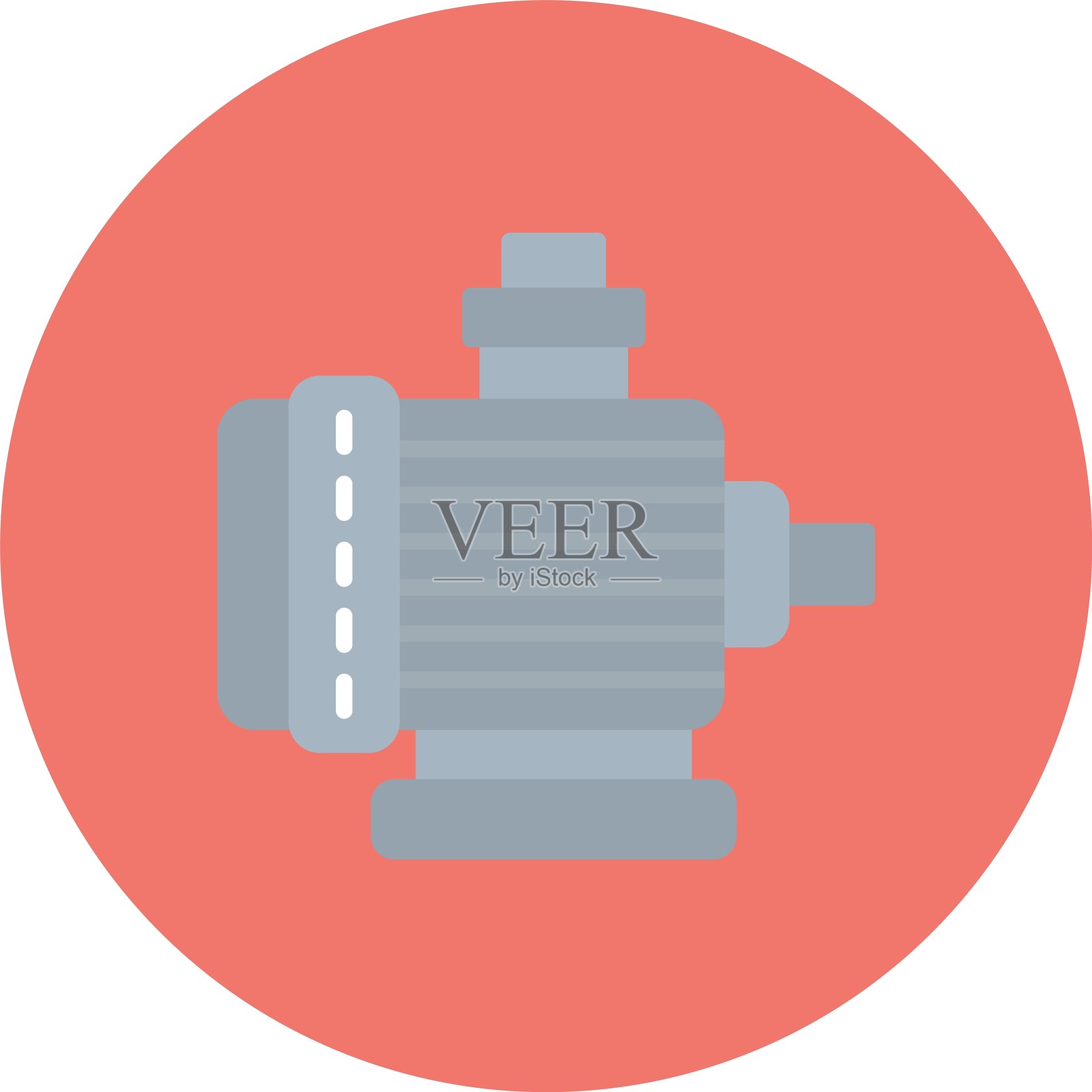 电动马达新图标设计创意插画图片素材