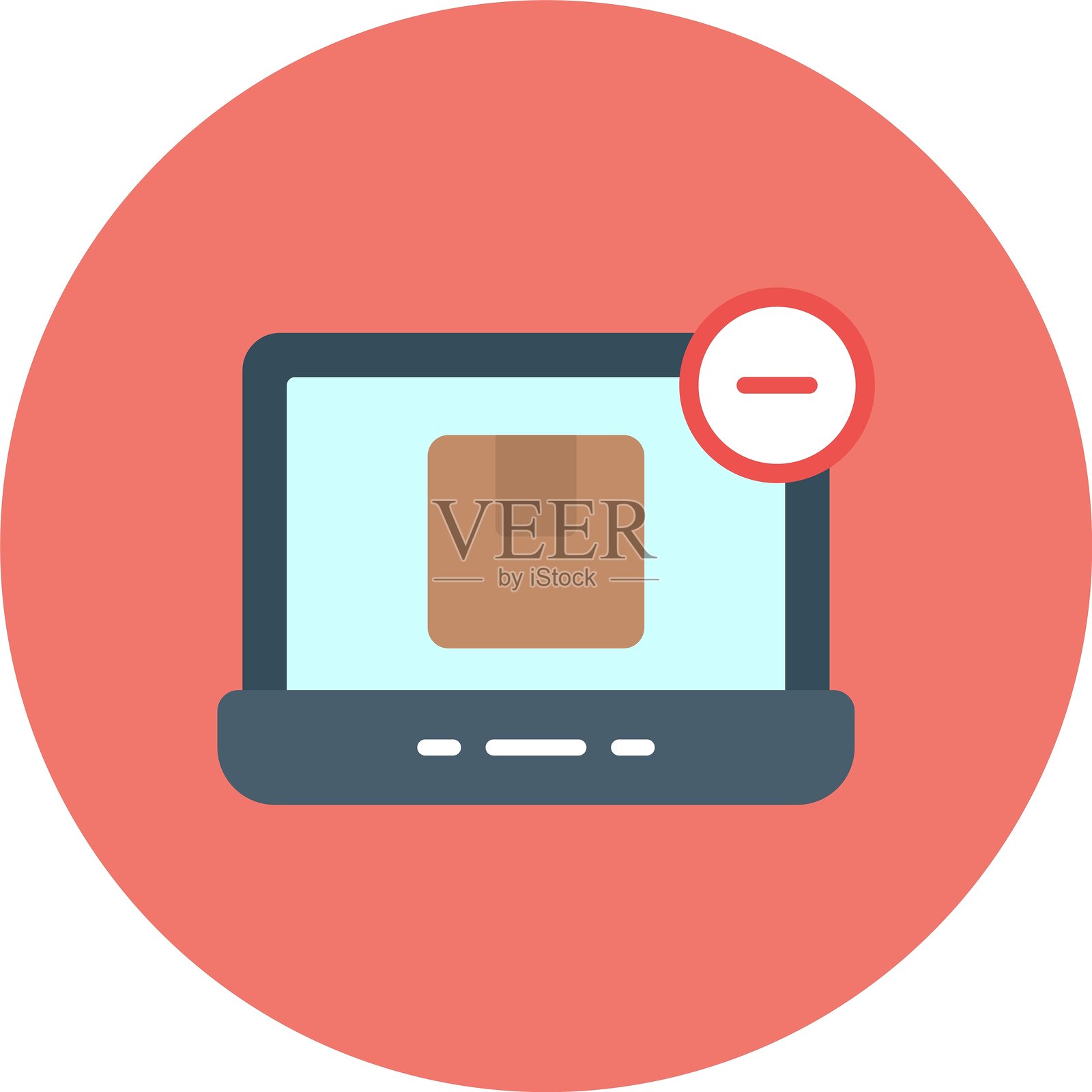 从购物车中移除 新图标设计 创意插画图片素材