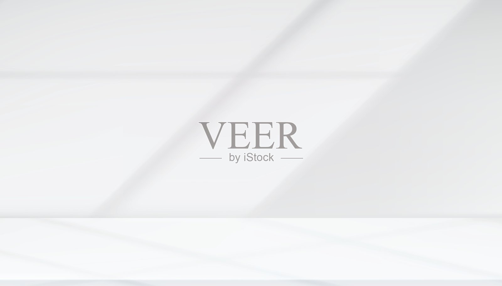 灰色背景，用于产品展示场景呈现，带有漂亮的光影效果。展示台模型，极简场景，空舞台，用于产品展示、陈列、展会。插画图片素材