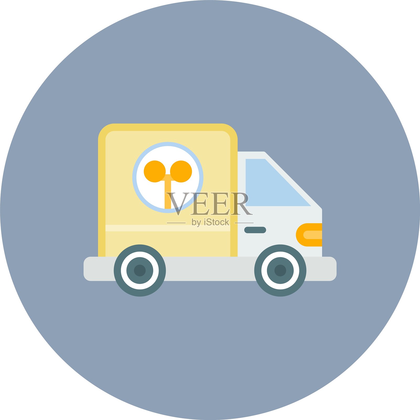 房车新图标设计创意插画图片素材