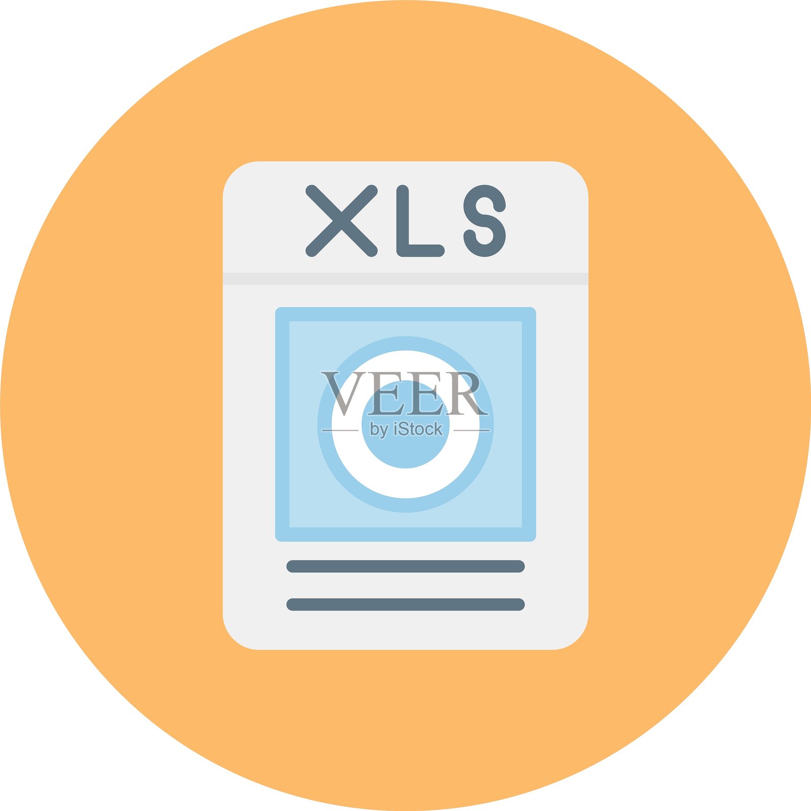 Xls新图标设计创意插画图片素材