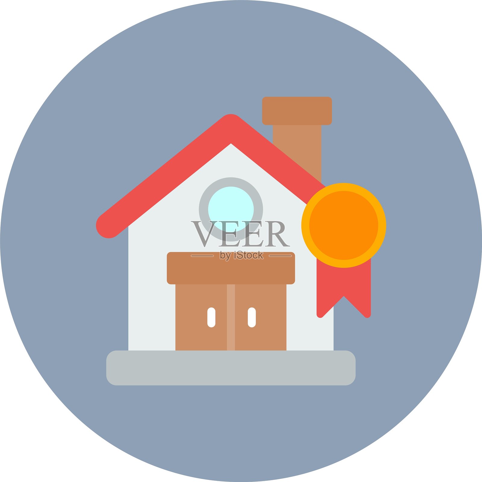 房产新图标设计创意插画图片素材