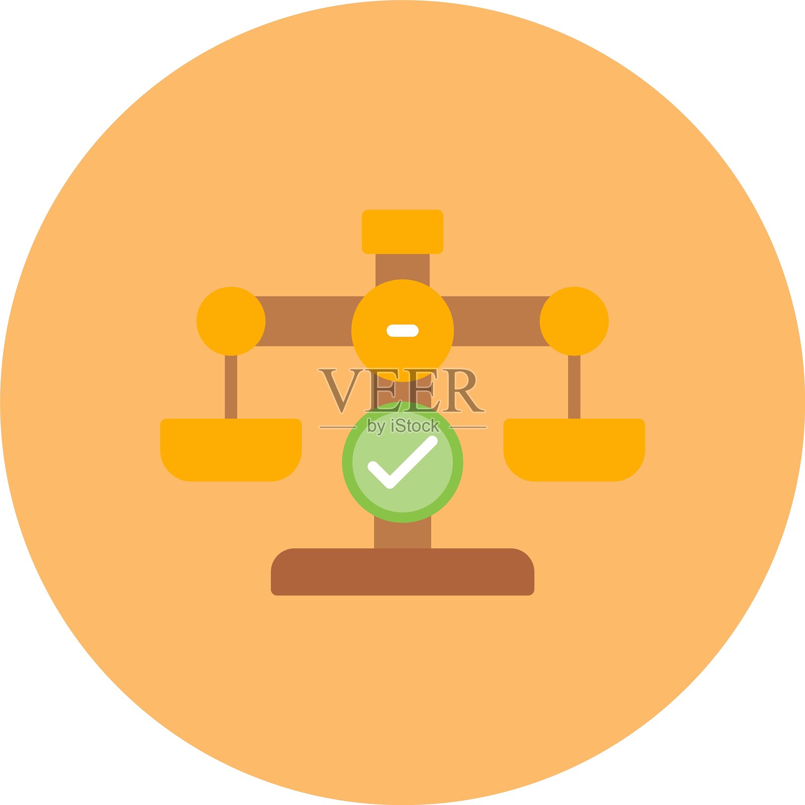 法律新图标设计创意插画图片素材