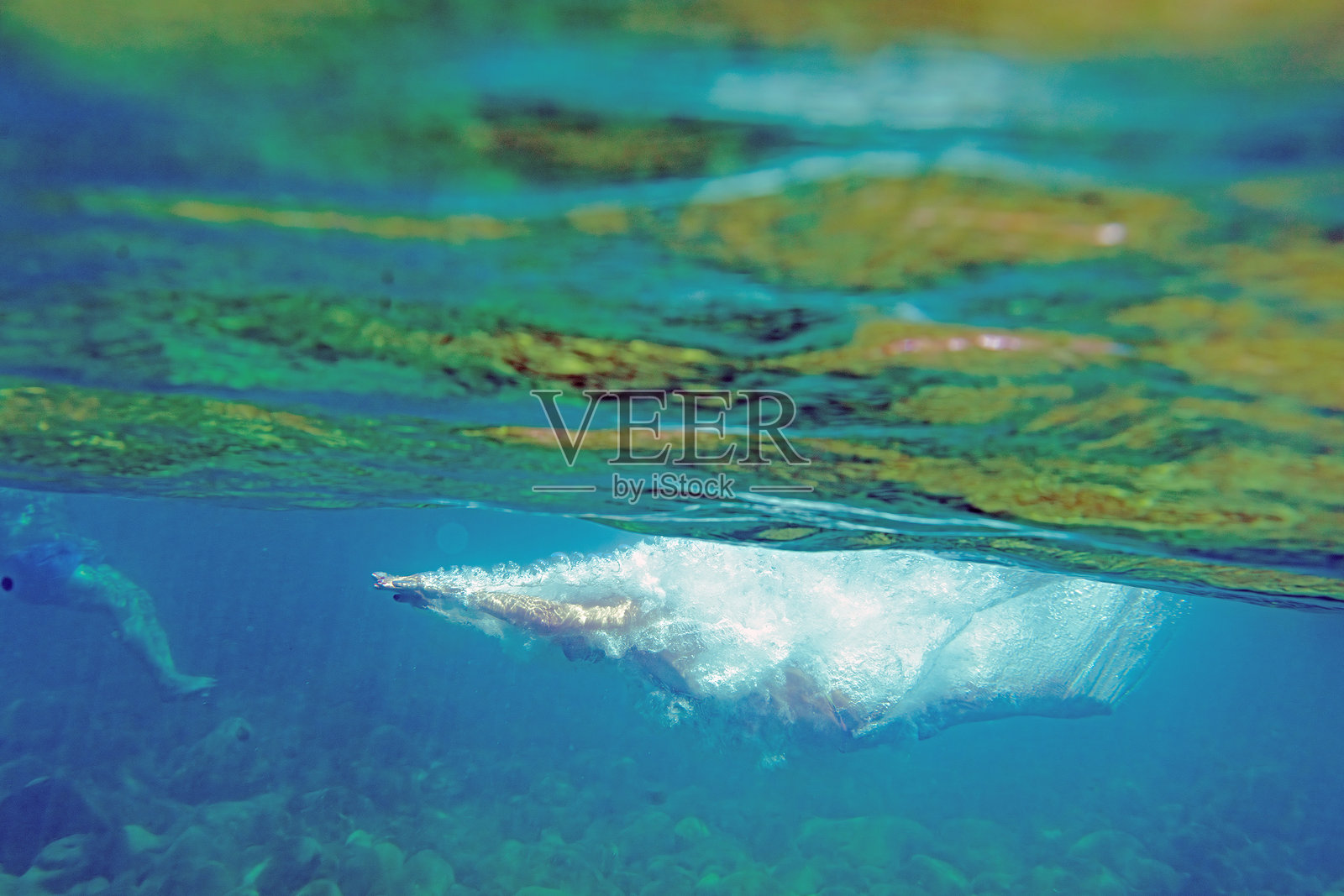 地中海海底照片摄影图片