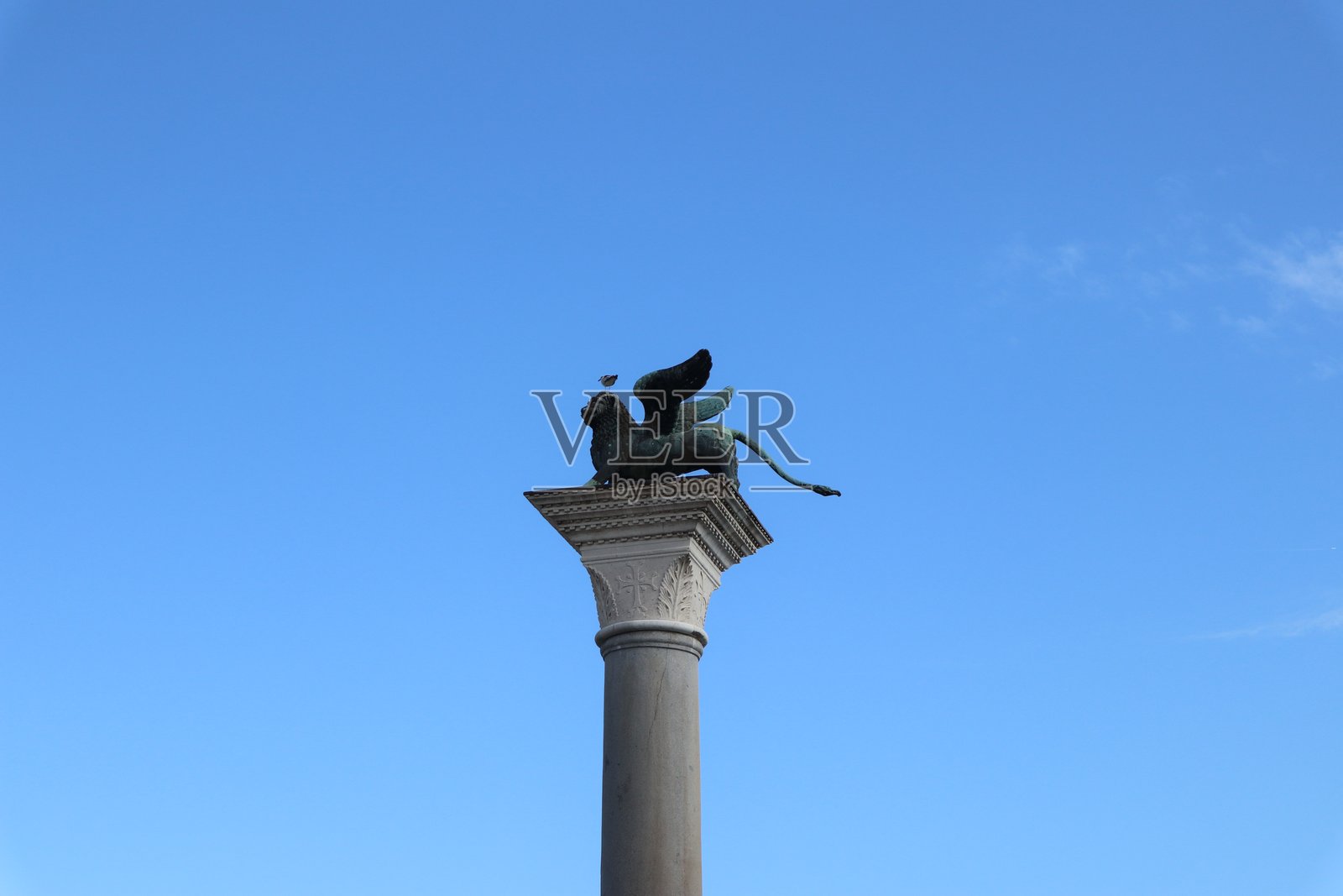 意大利威尼斯圣马可广场柱子照片摄影图片