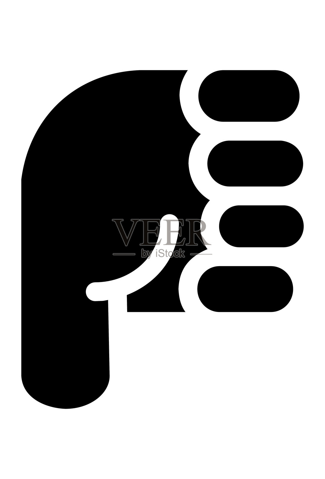 两只手拿着一袋钱，象征储蓄、财富或投资基金的图标，代表资本、安全资金或繁荣。插画图片素材