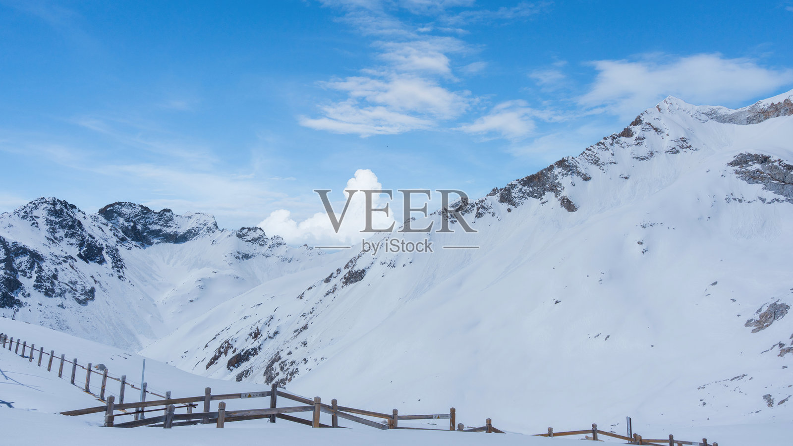 雪峰，自然景观照片摄影图片