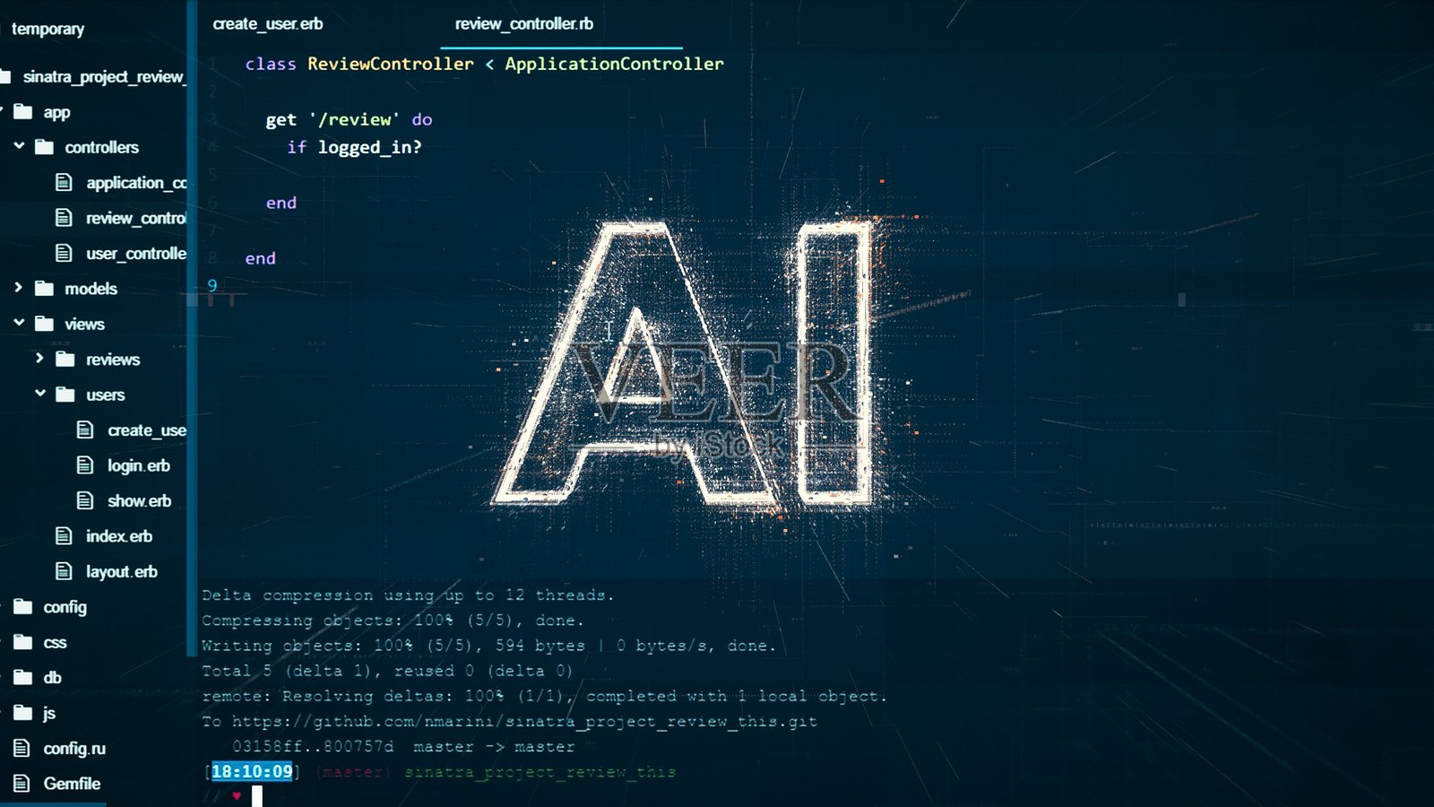 人工智能正逐步接管人类编程工作的许多方面，实现编码任务的自动化和优化照片摄影图片