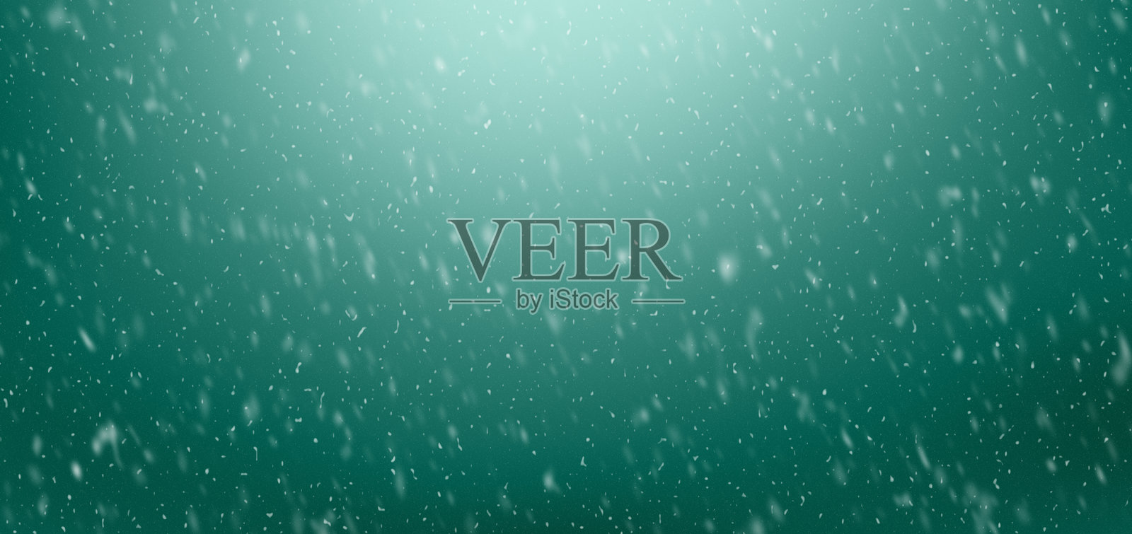 绿色背景上的雪花飘落，方便抠像。大小雪花在风中缓缓落下。作为背景或叠加的冬季动态图形。照片摄影图片