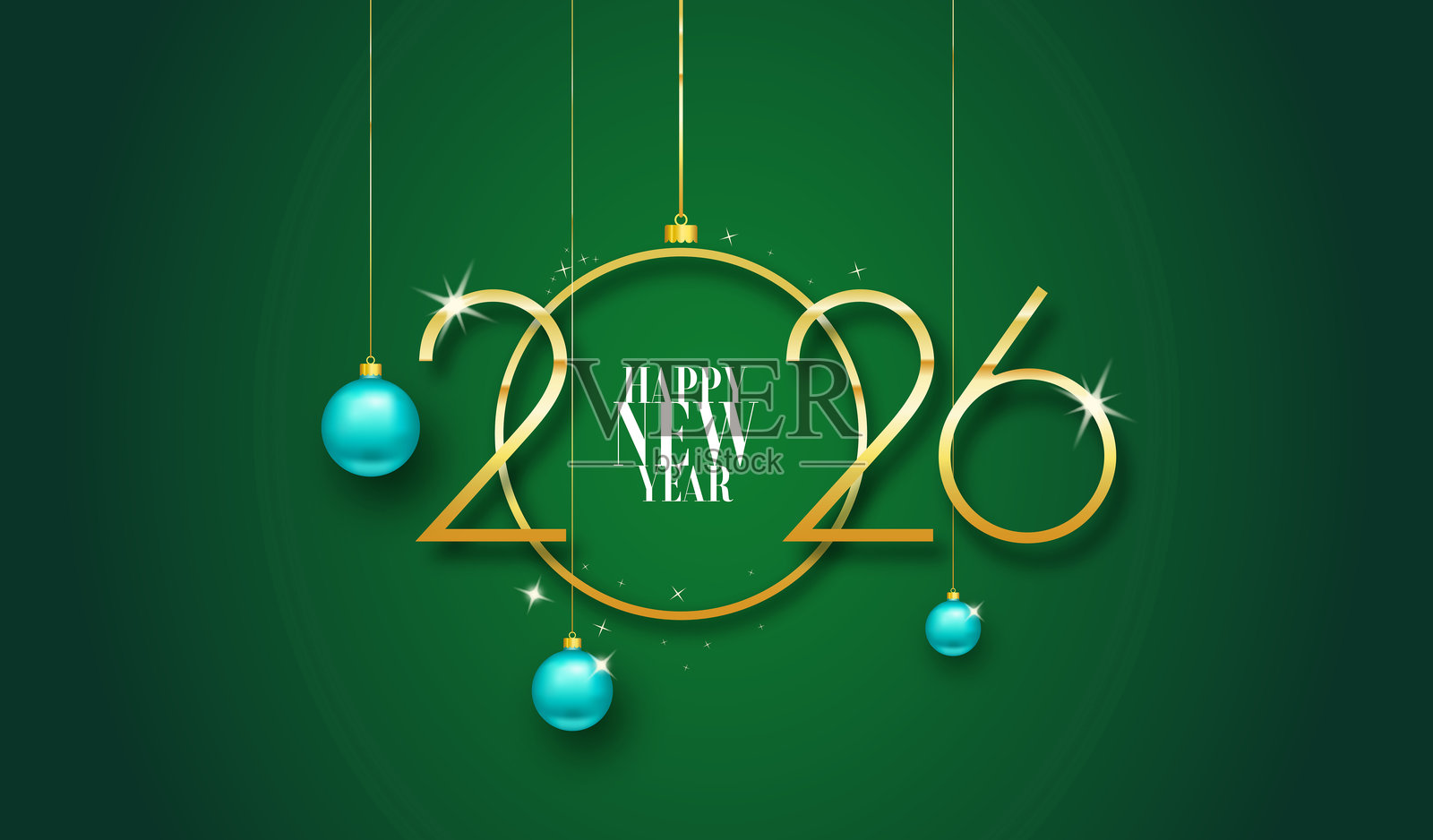 新年快乐背景设计-2026插画图片素材