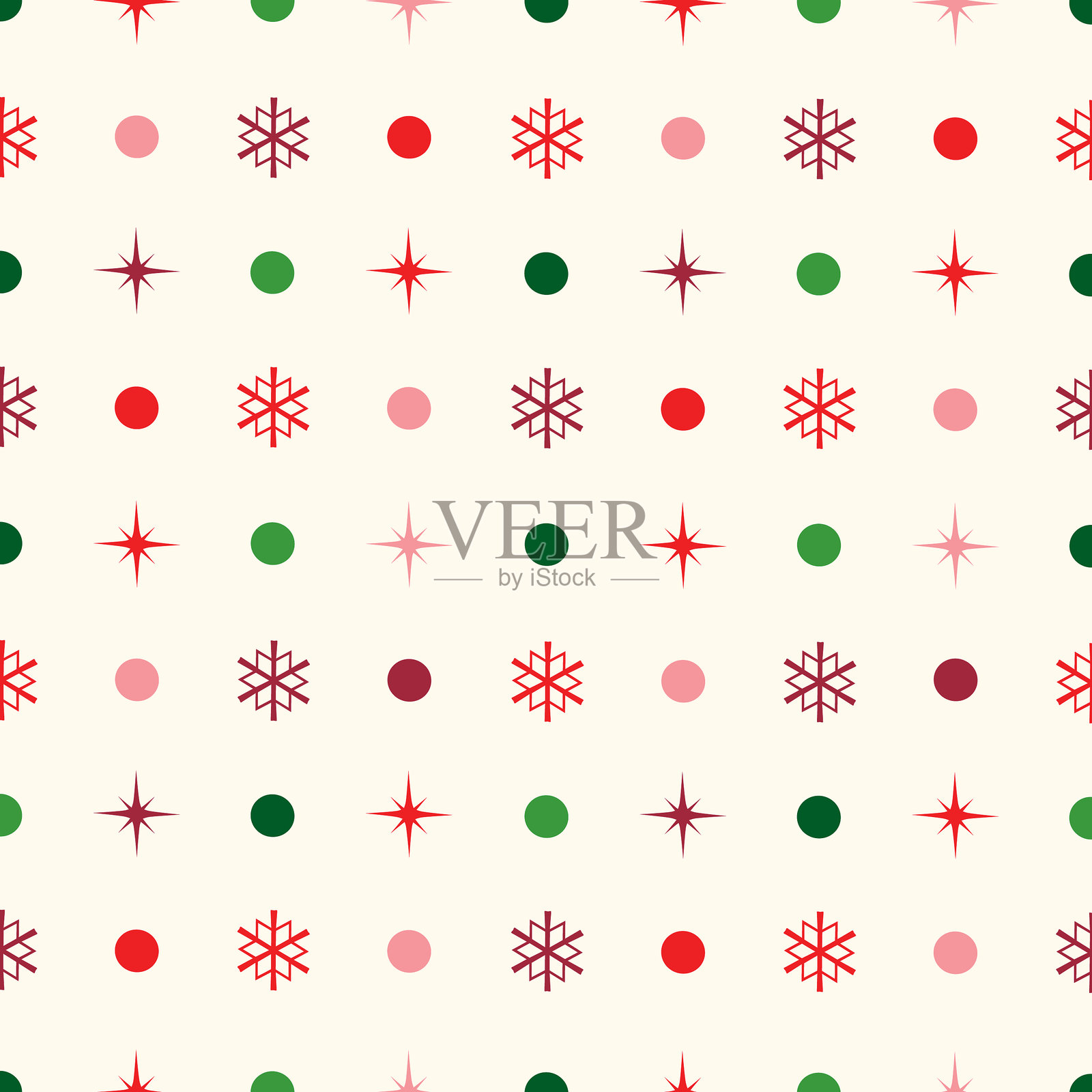 节日无缝图案。圣诞图标装饰品。冬季装饰纹理插画图片素材