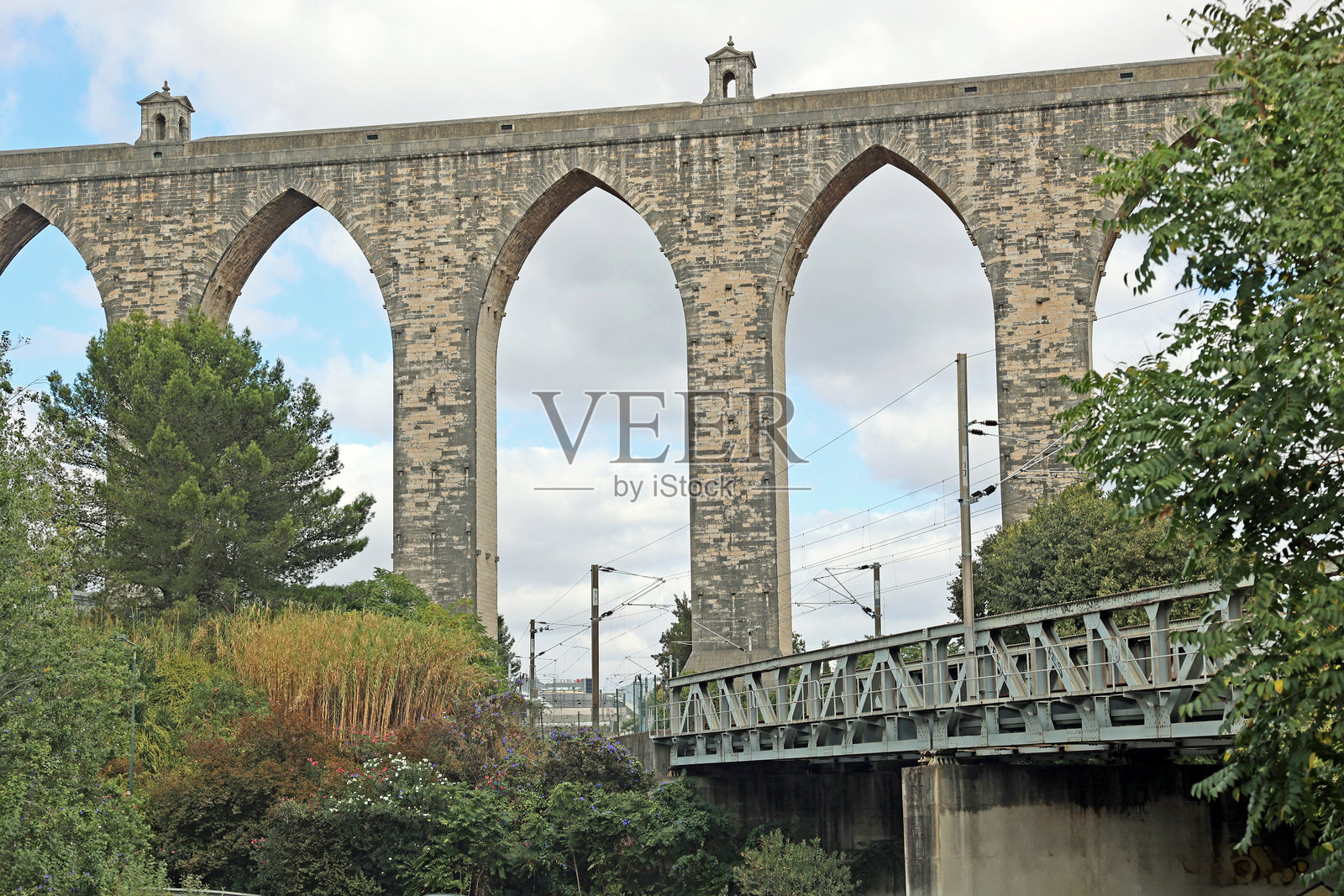 自由之水渡槽照片摄影图片