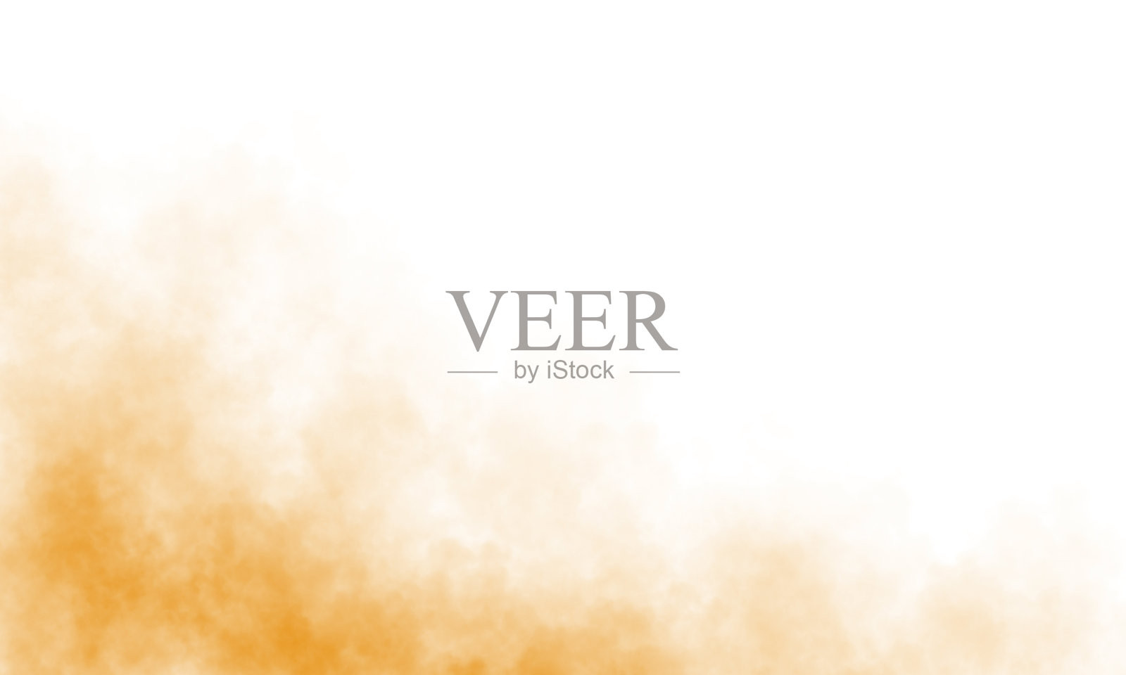 逼真的黄色烟雾云，具有柔软的纹理和透明背景，适用于视觉项目、海报和网络内容。位于白色背景上。插画图片素材